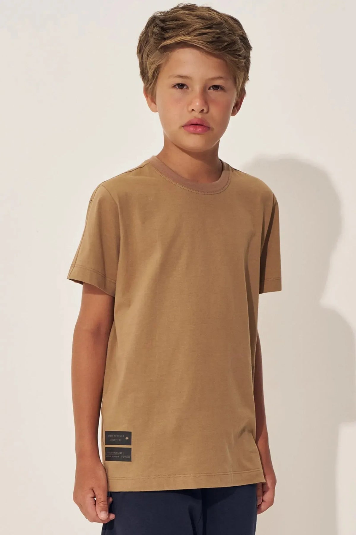 Camiseta em Meia Malha 97810 Johnny Fox Teen Menino