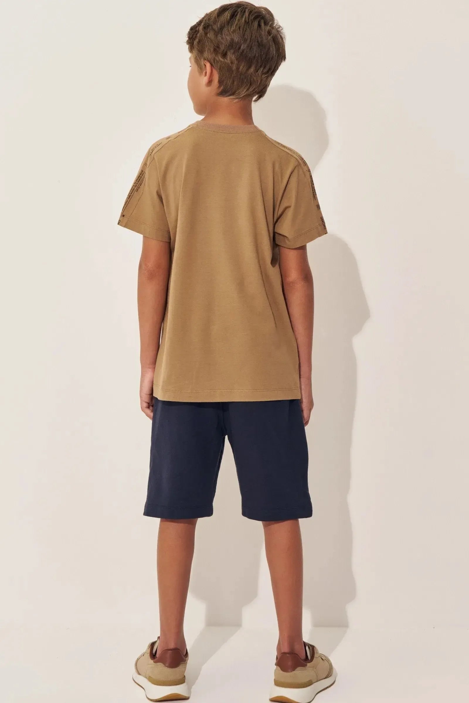 Camiseta em Meia Malha 97810 Johnny Fox Teen Menino