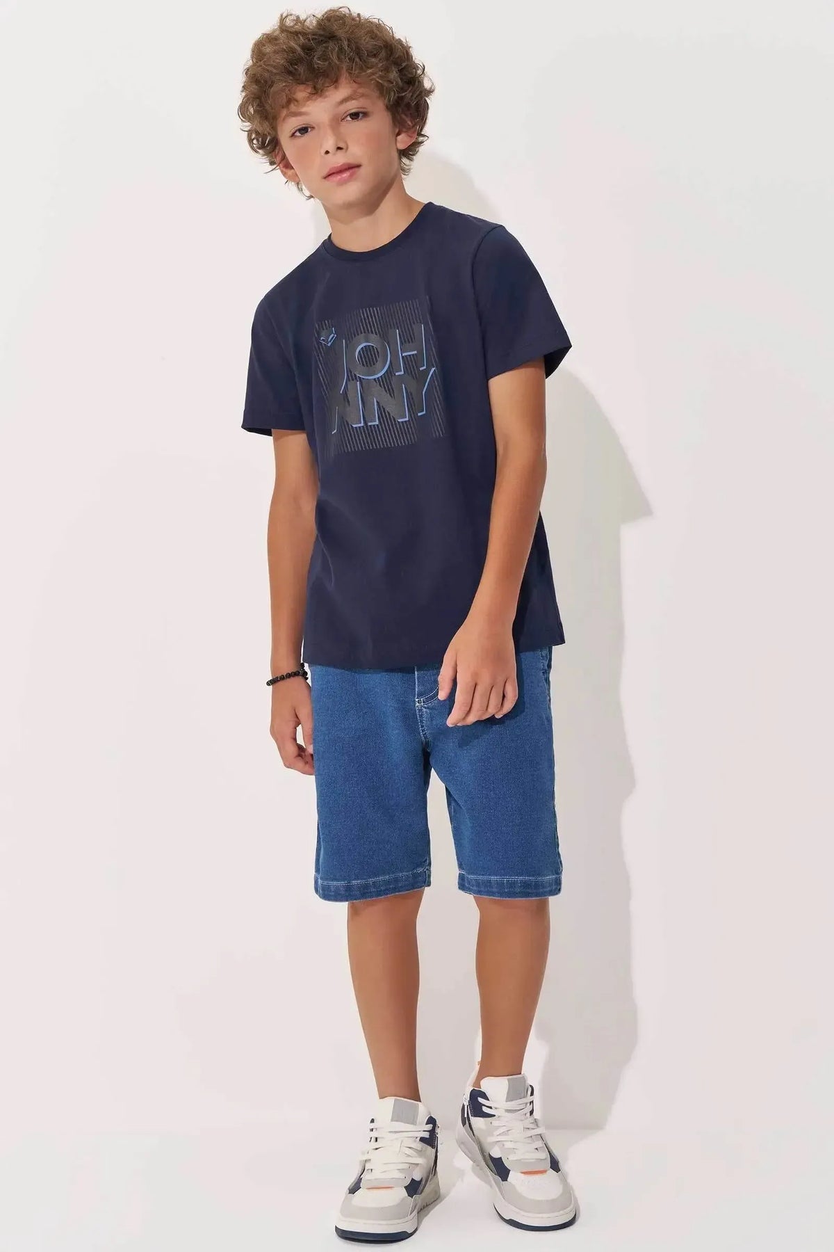Camiseta em Meia Malha 97811 Johnny Fox Teen Menino