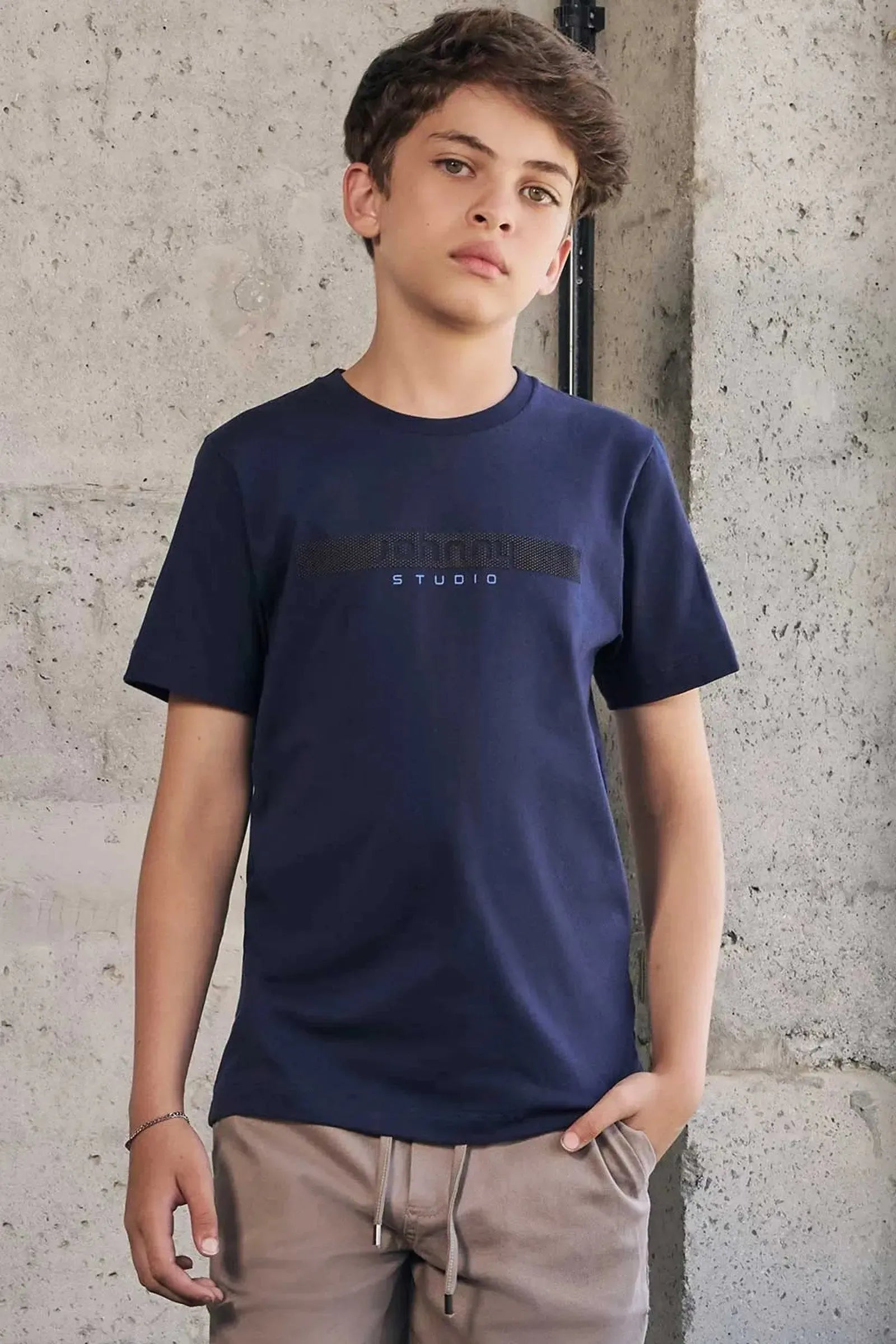 Camiseta em Meia Malha 97850 Johnny Fox Teen Menino