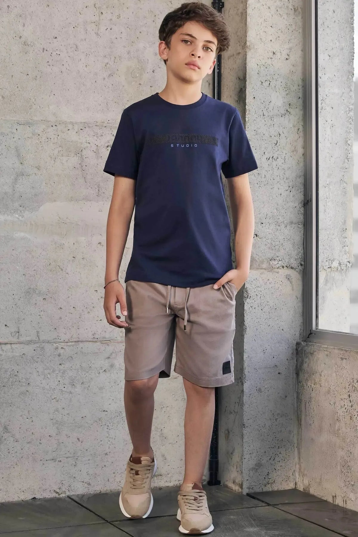 Camiseta em Meia Malha 97850 Johnny Fox Teen Menino