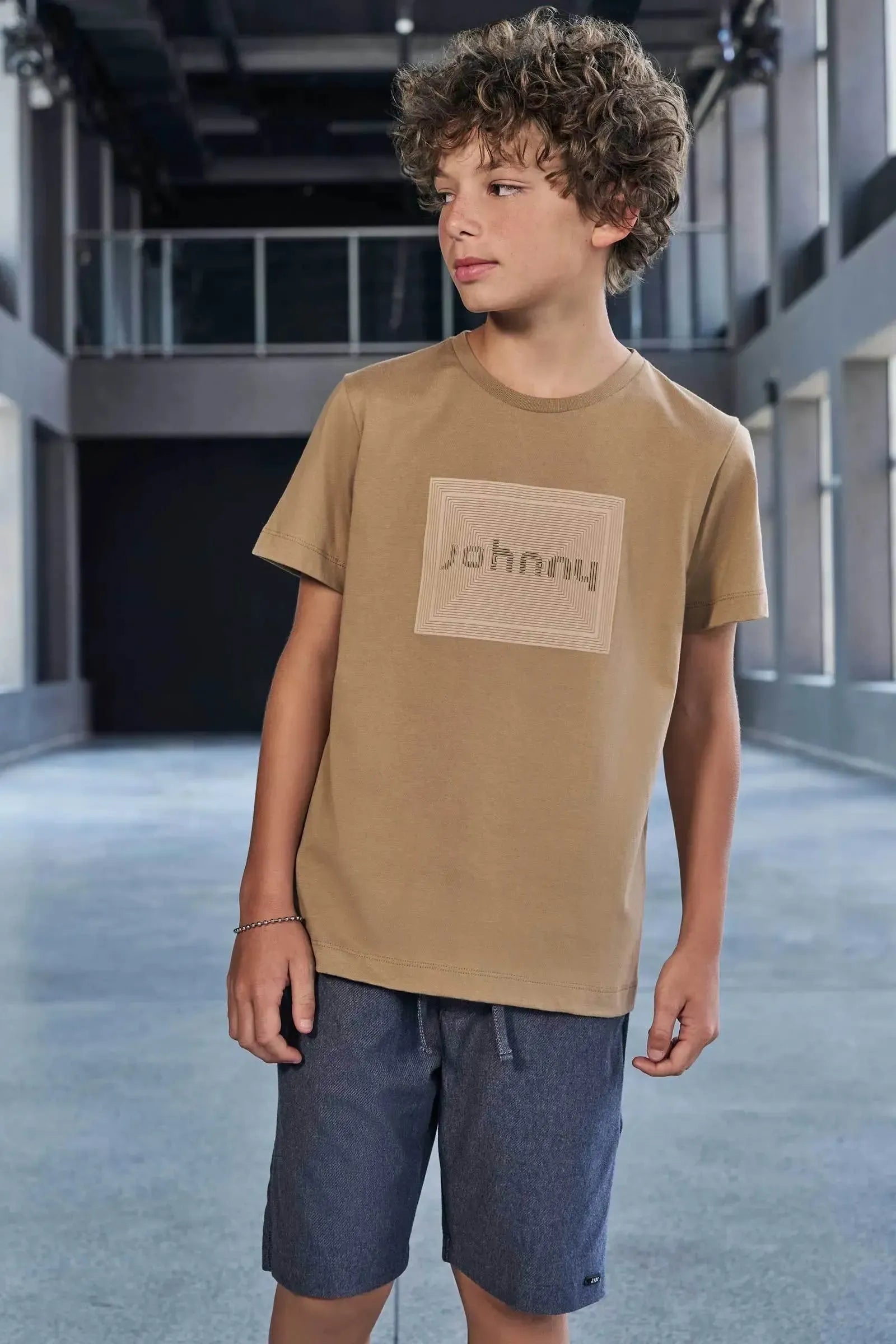 Camiseta em Meia Malha 97851 Johnny Fox Teen Menino