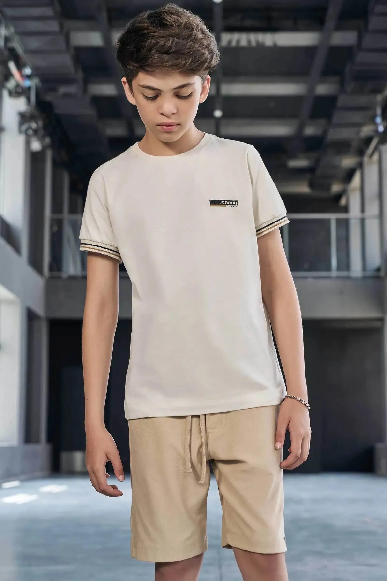 Camiseta em Meia Malha 97852 Johnny Fox Teen Menino