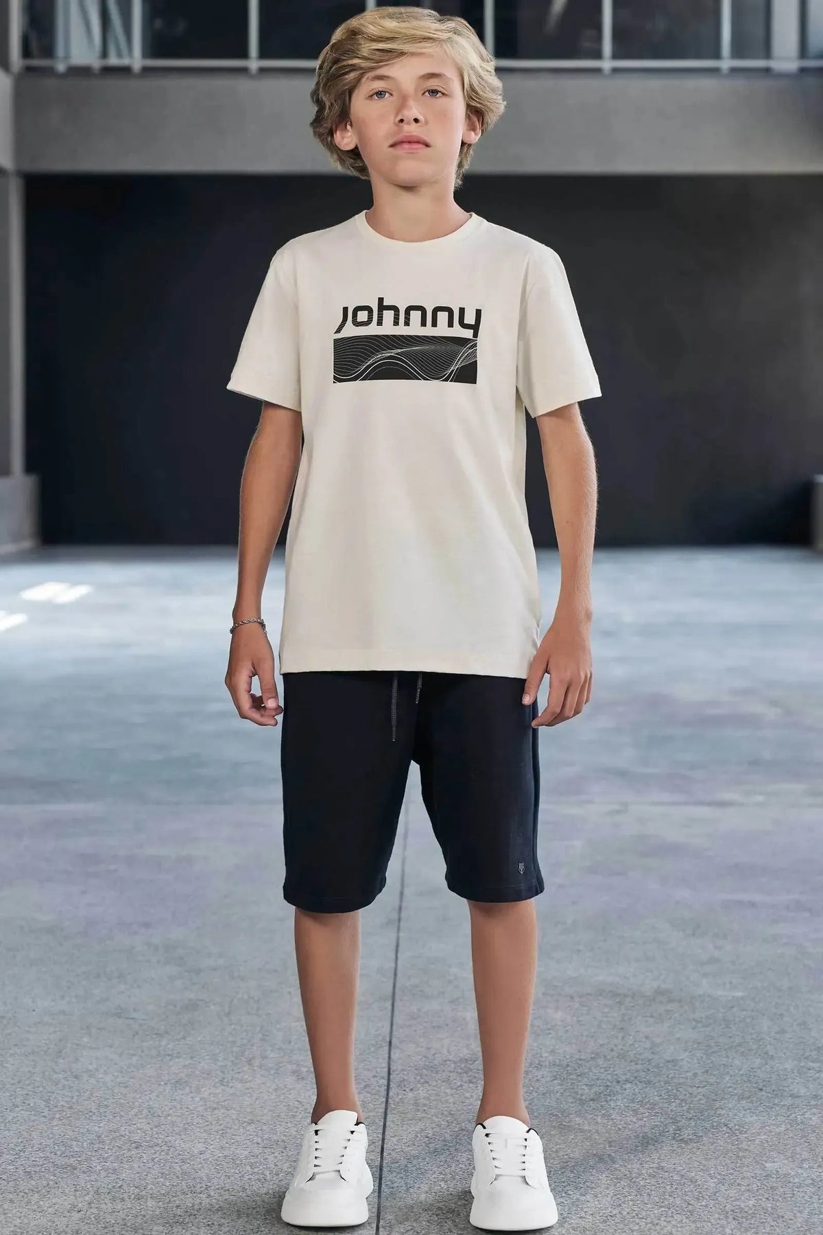 Camiseta em Meia Malha 97853 Johnny Fox Teen Menino