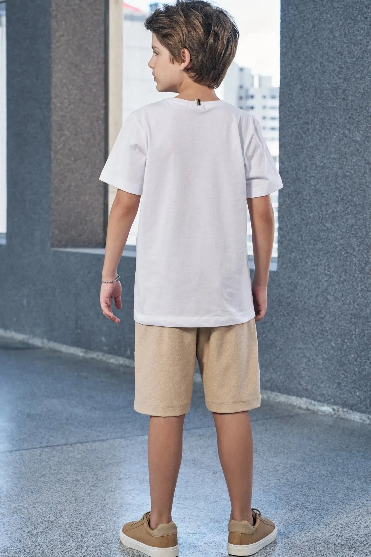 Camiseta em Meia Malha 97855 Johnny Fox Teen Menino