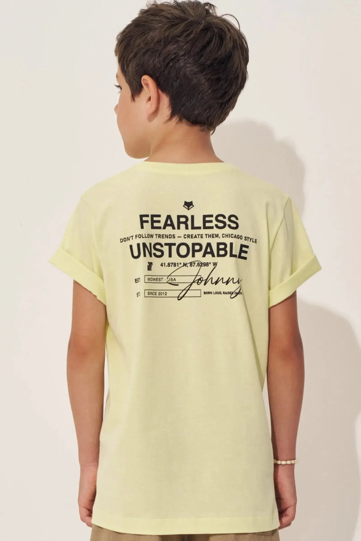 Camiseta em Meia Malha 97964 Johnny Fox Teen Menino