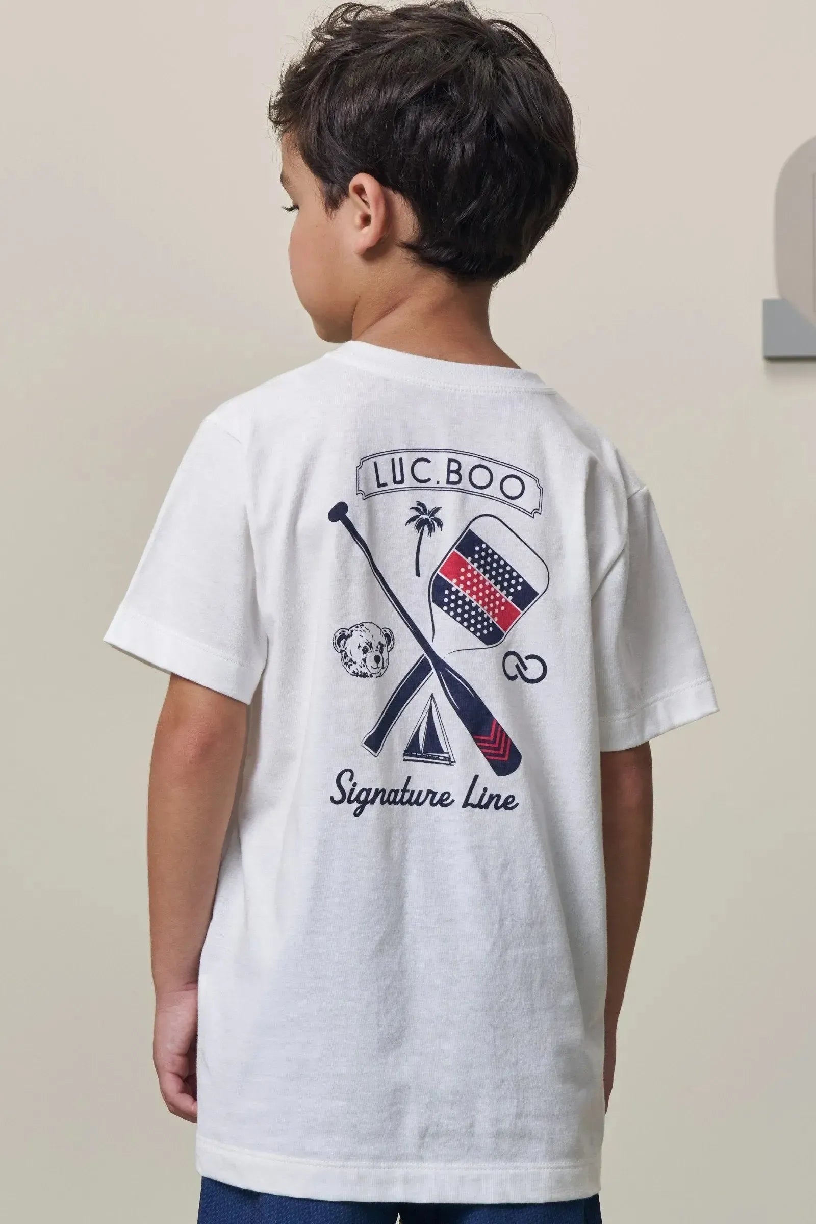 Camiseta em Meia Malha 98412 LucBoo Infantil Menino