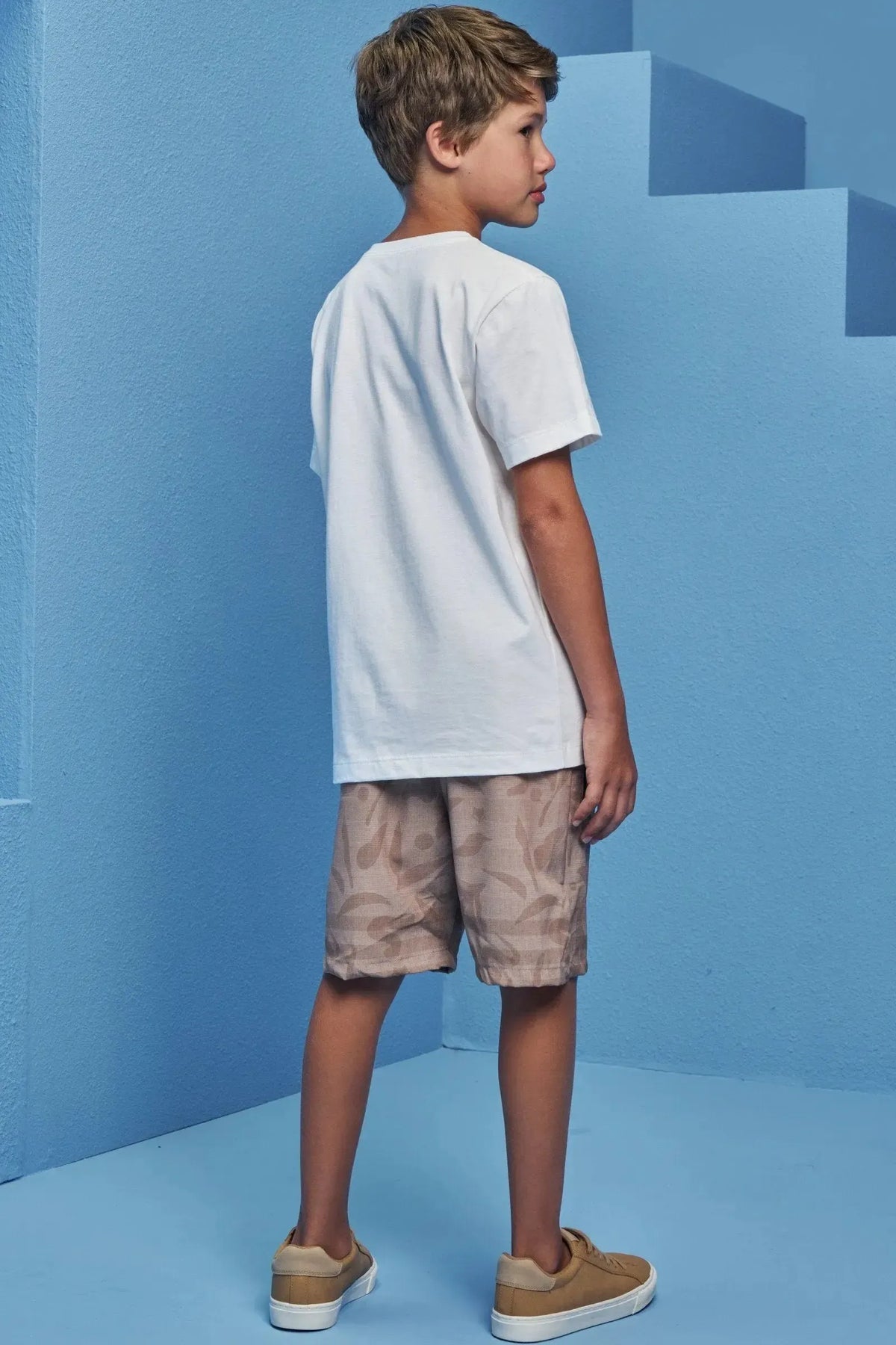 Camiseta em Meia Malha 98661 Johnny Fox Teen Menino