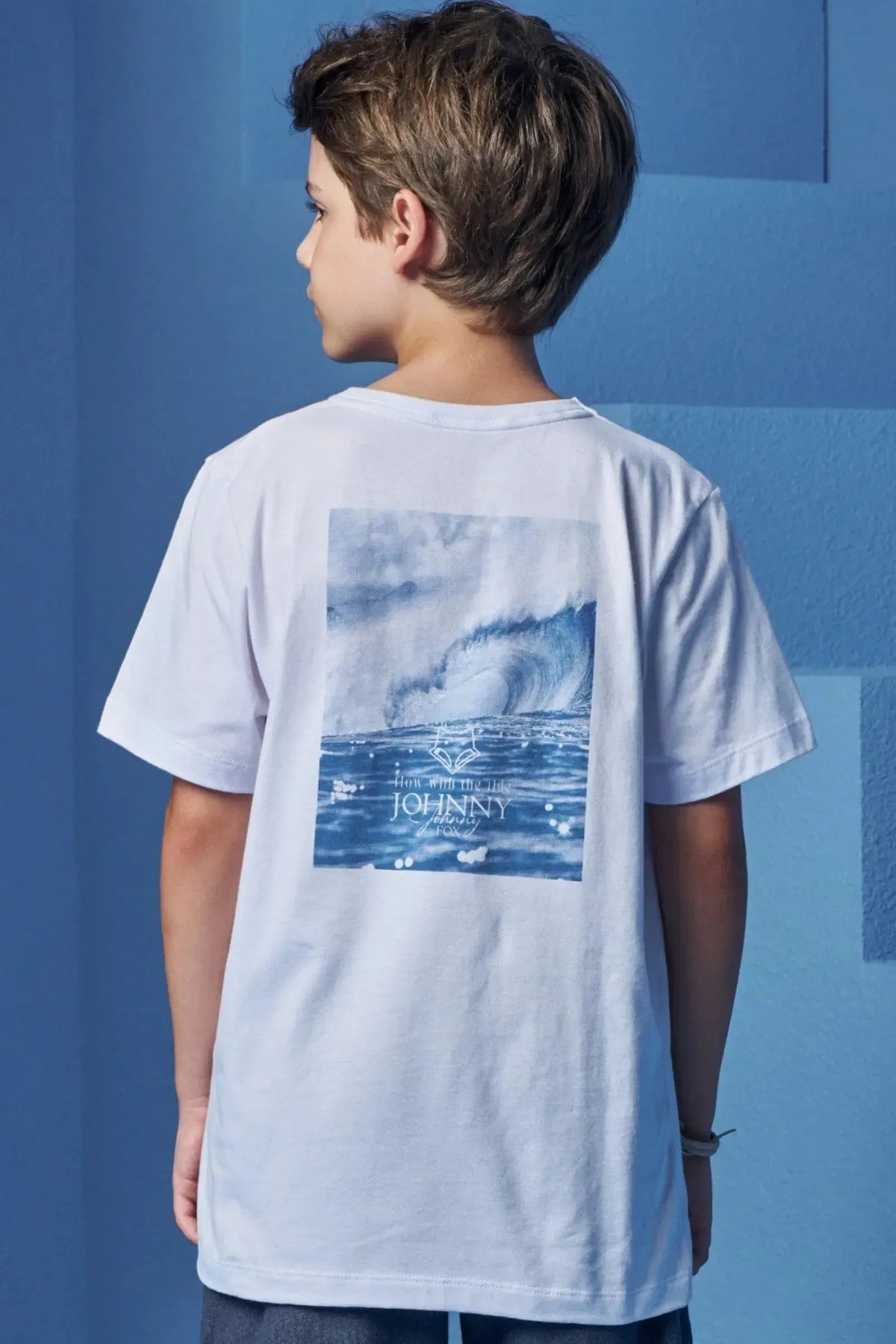 Camiseta em Meia Malha 98665 Johnny Fox Teen Menino