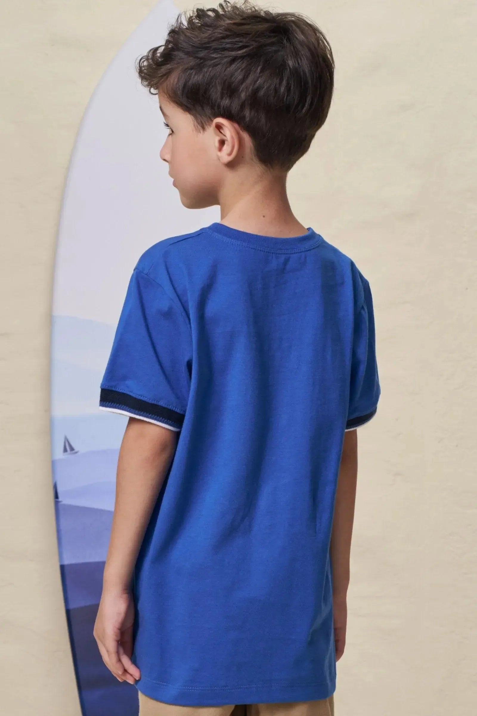 Camiseta em Meia Malha 99288 LucBoo Infantil Menino