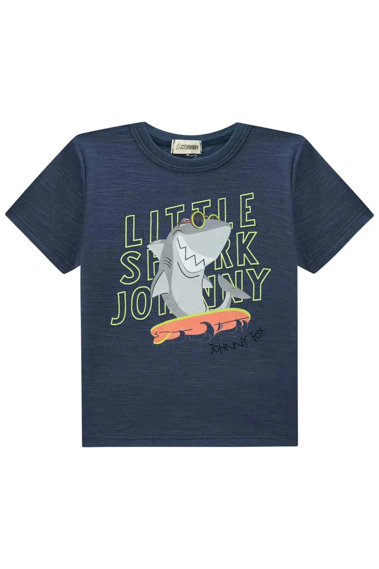 Camiseta em Meia Malha Flamê 88781 Johnny Fox Bebê Menino