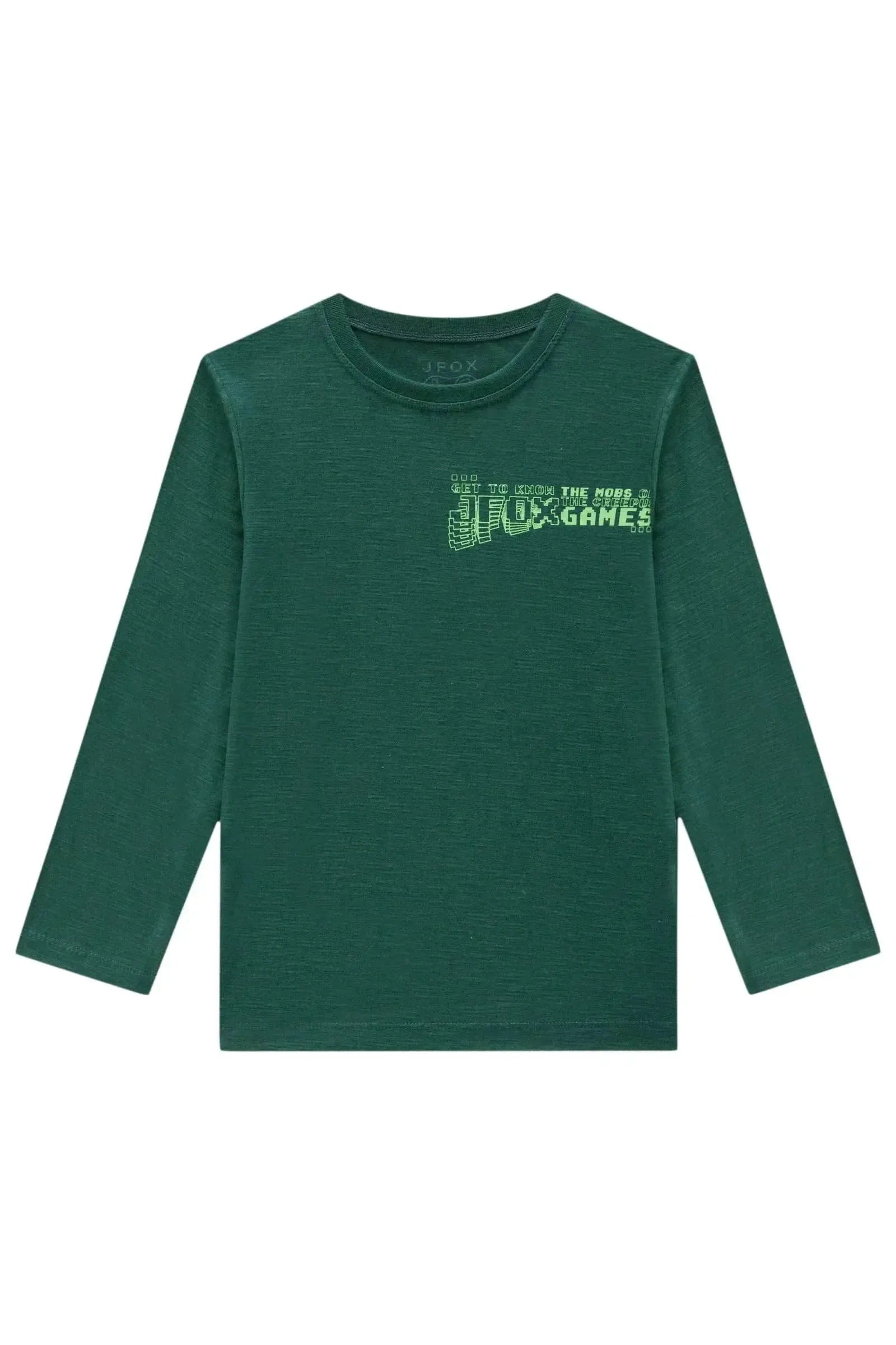 Camiseta em Meia Malha Flamê 89122 Johnny Fox Teen Menino