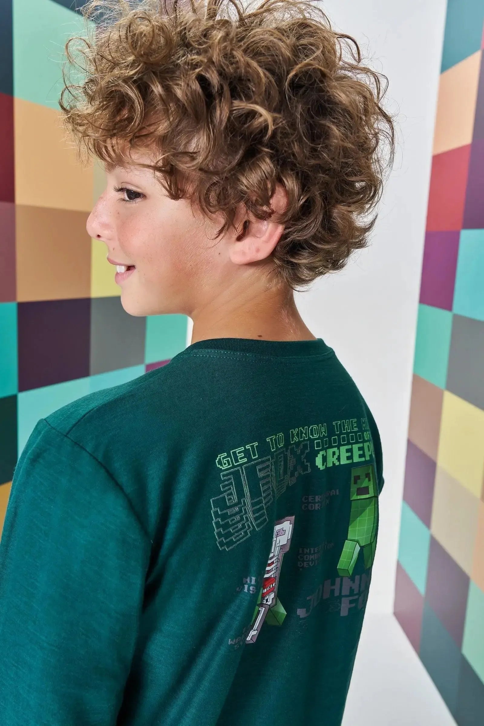 Camiseta em Meia Malha Flamê 89122 Johnny Fox Teen Menino