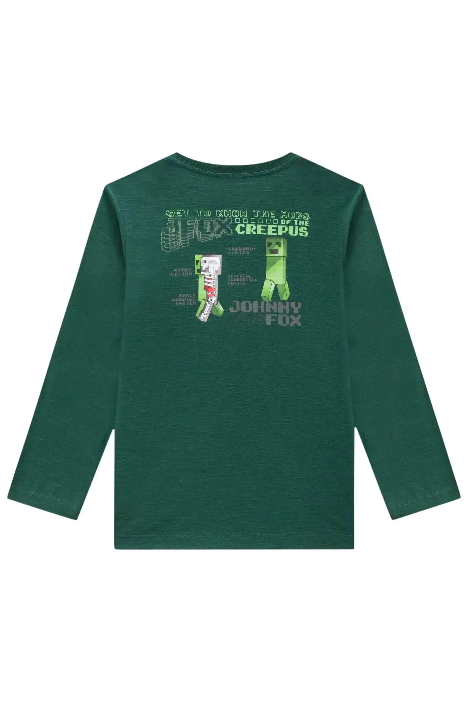 Camiseta em Meia Malha Flamê 89122 Johnny Fox Teen Menino