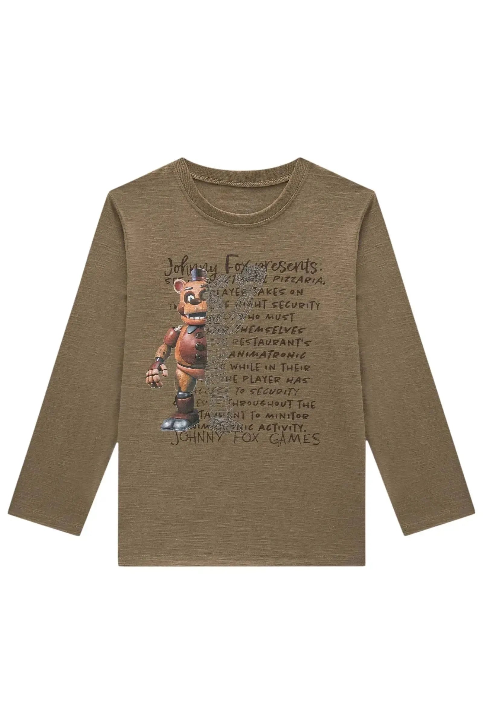 Camiseta em Meia Malha Flamê 89123 Johnny Fox Teen Menino