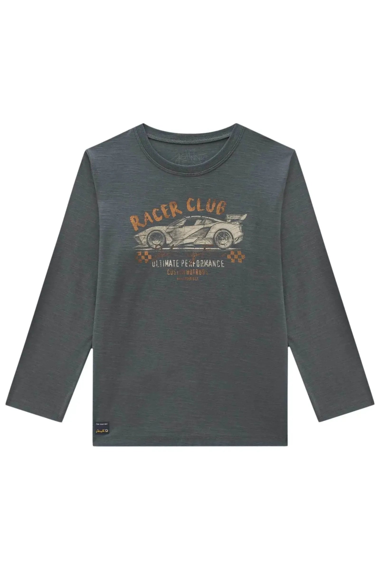 Camiseta em Meia Malha Flamê 90938 Johnny Fox Teen Menino