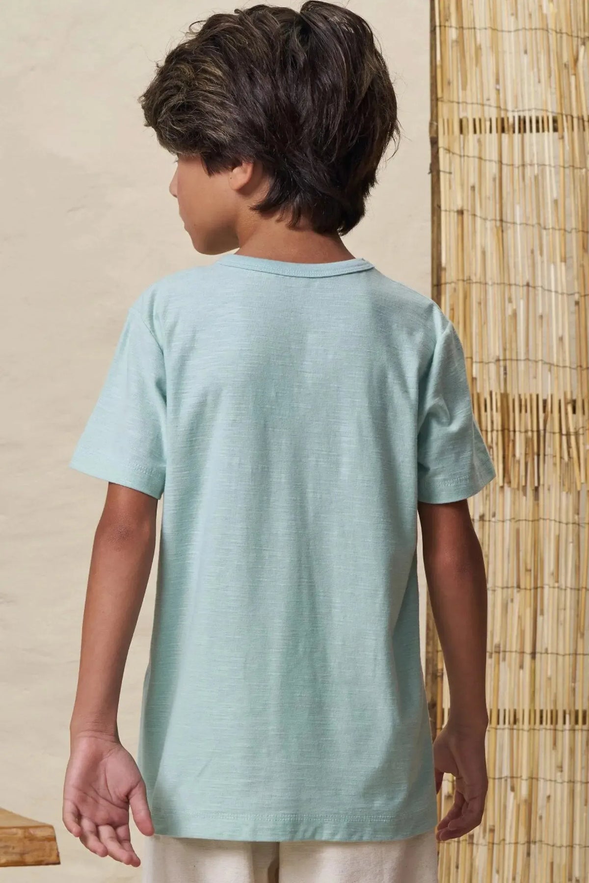 Camiseta em Meia Malha Flamê 99606 LucBoo Infantil Menino