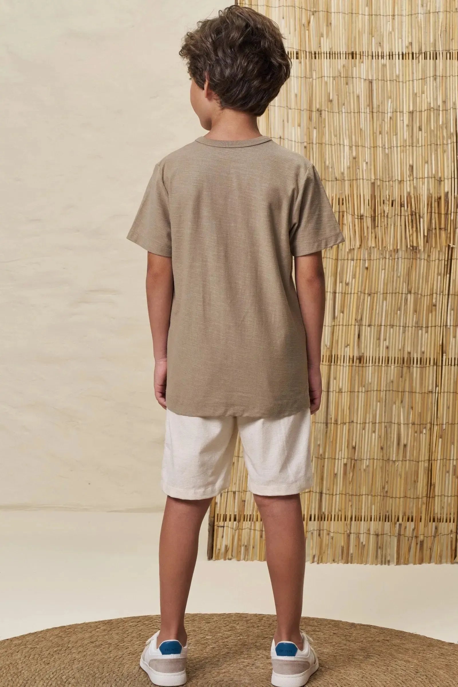 Camiseta em Meia Malha Flamê 99606 LucBoo Infantil Menino