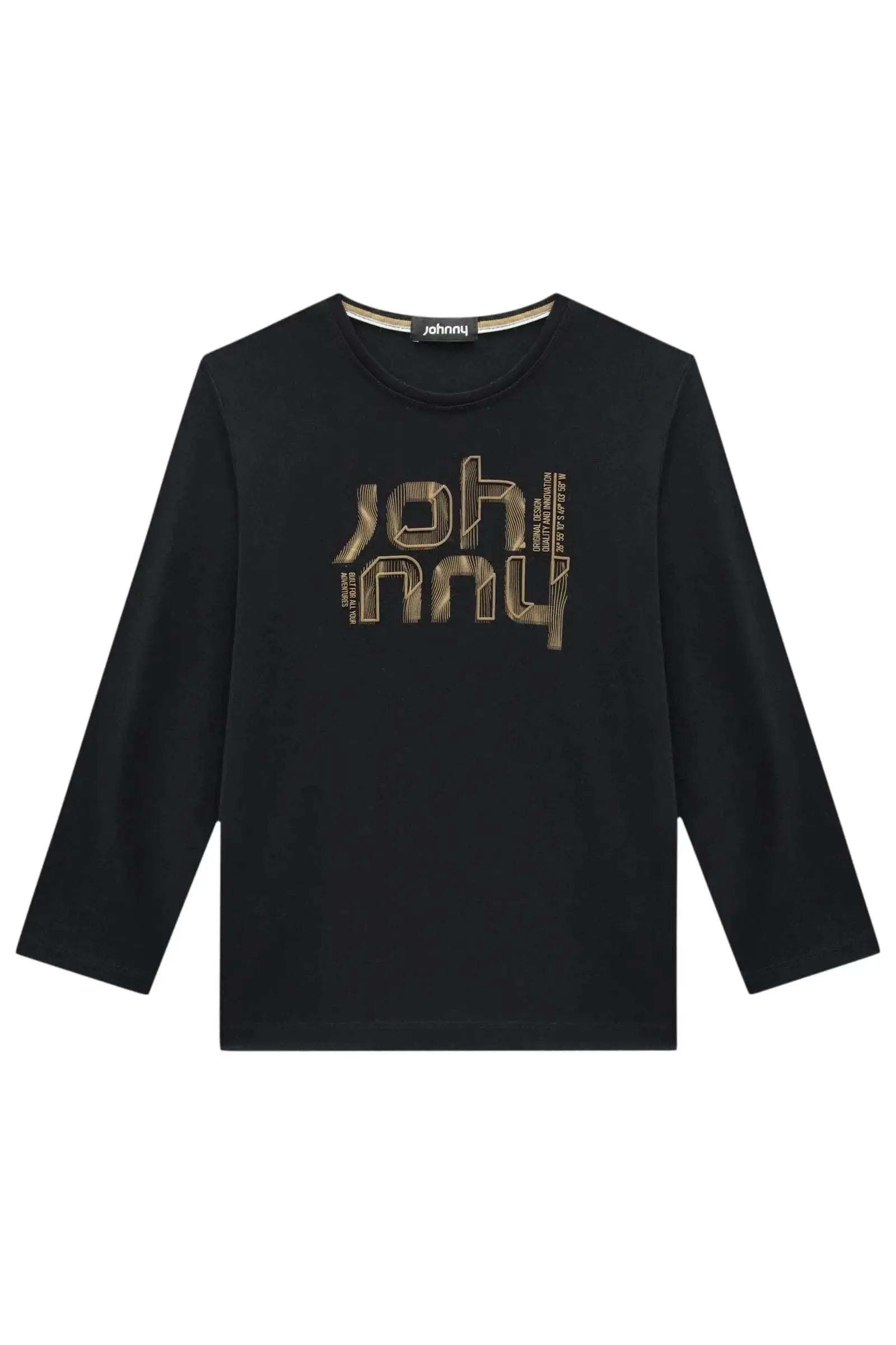 Camiseta em Modal com Elastano 92942 Johnny Fox Teen Menino