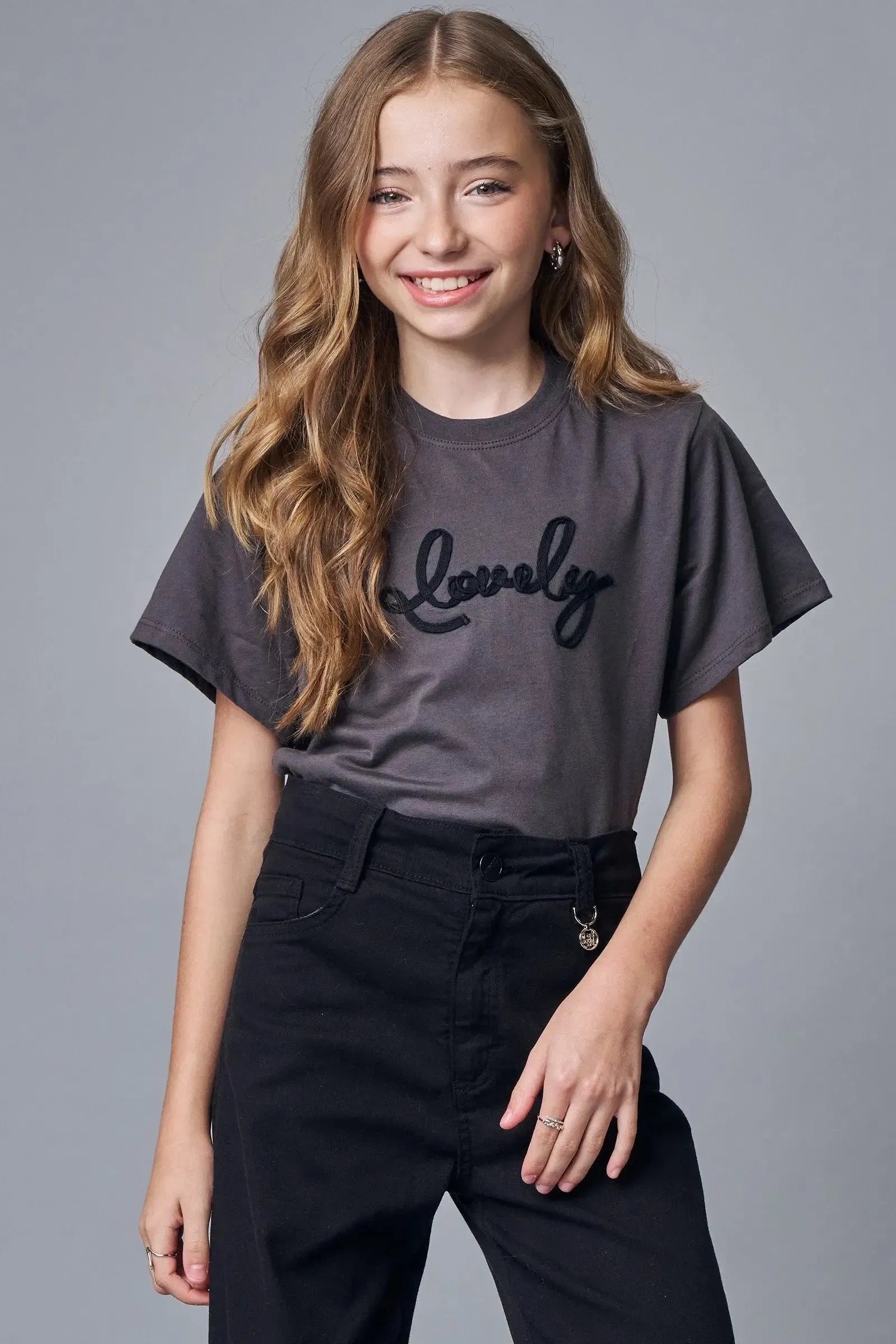 Camiseta Over em Meia Malha 89070 Lilimoon Teen Menina