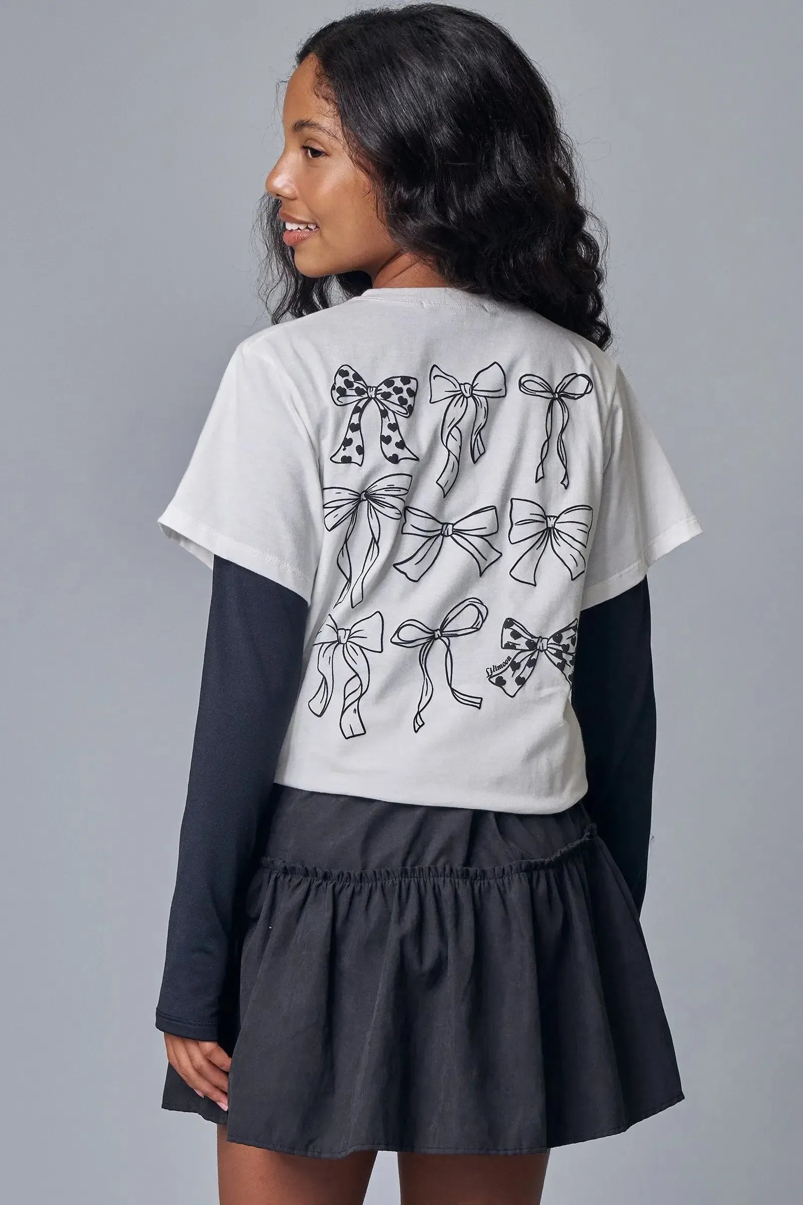 Camiseta Over em Meia Malha 89071 Lilimoon Teen Menina