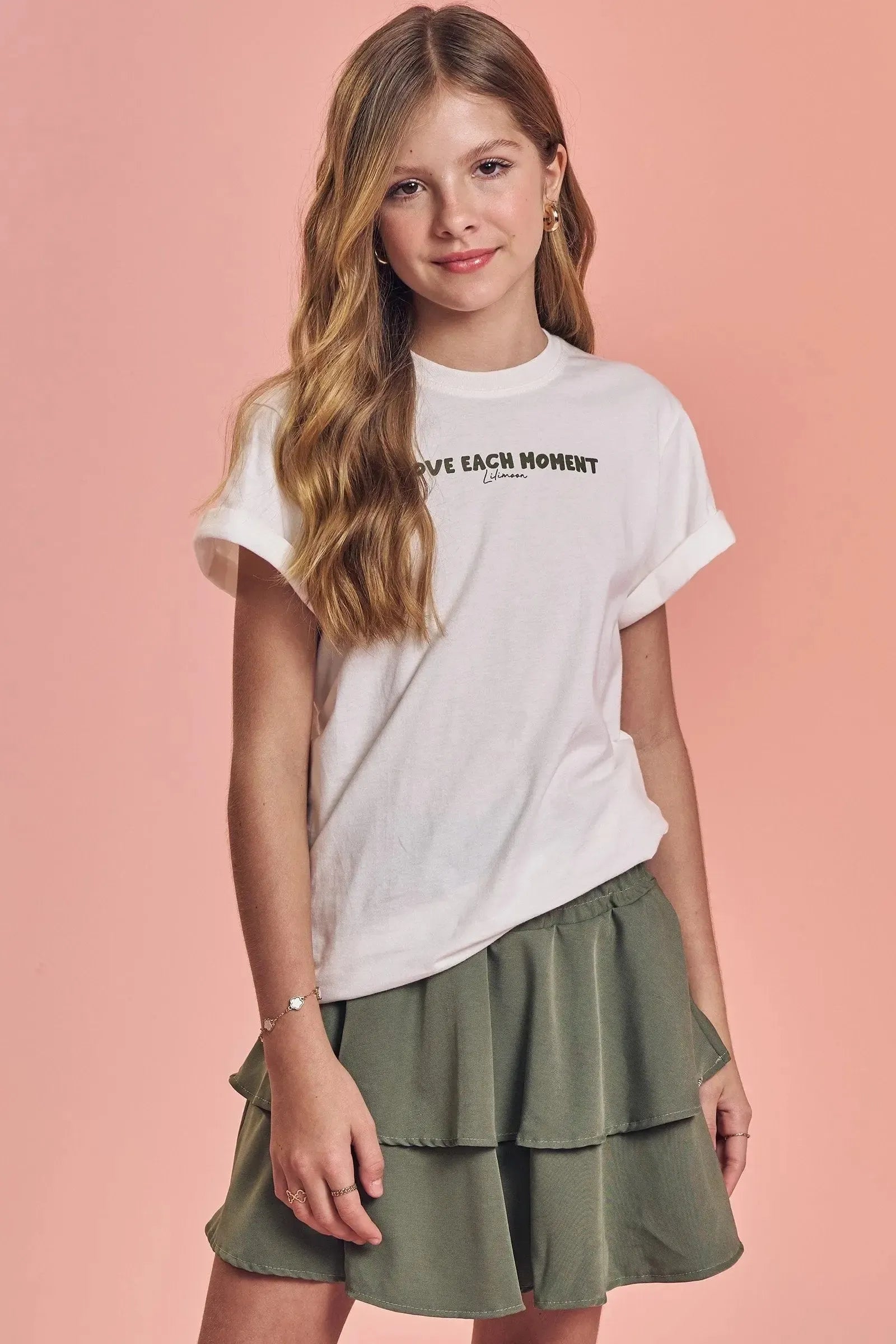 Camiseta Over em Meia Malha 92742 Lilimoon Teen Menina