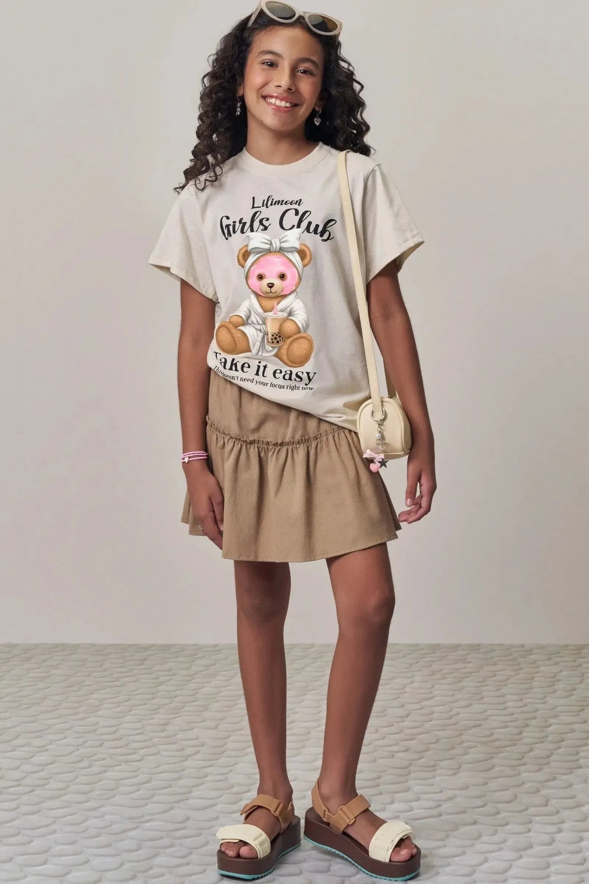 Camiseta Over em Meia Malha 97930 Lilimoon Teen Menina