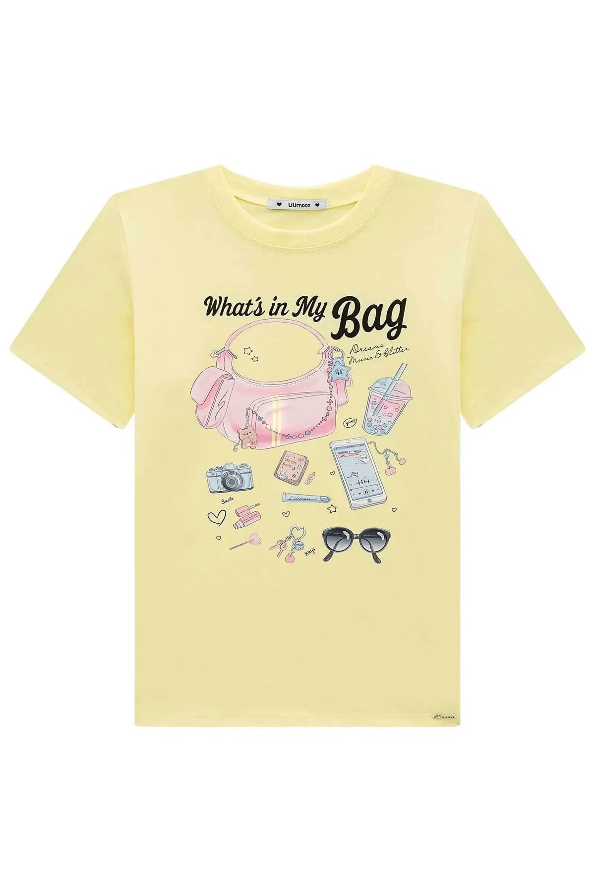 Camiseta Over em Meia Malha 98018 Lilimoon Teen Menina