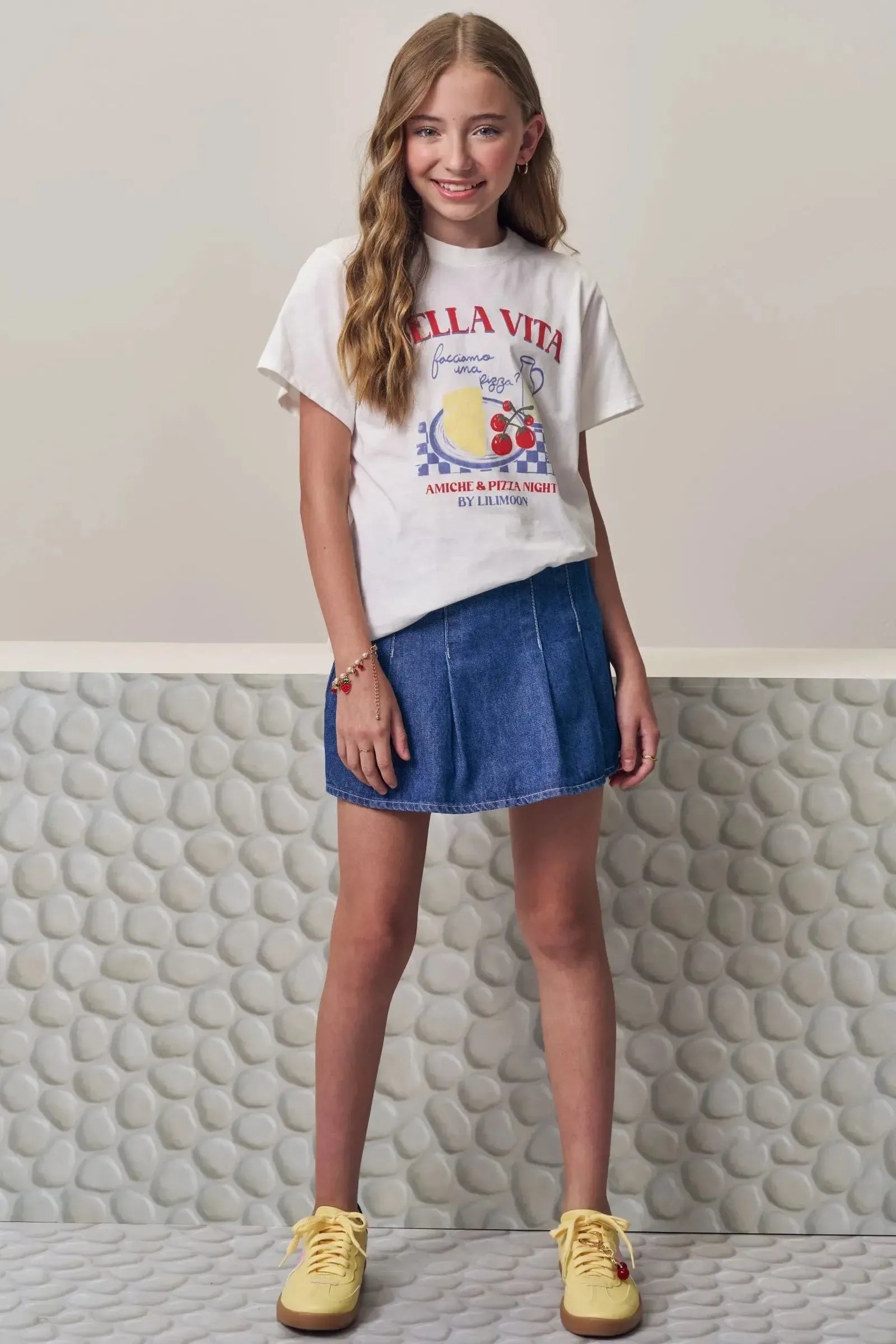 Camiseta Over em Meia Malha 98163 Lilimoon Teen Menina
