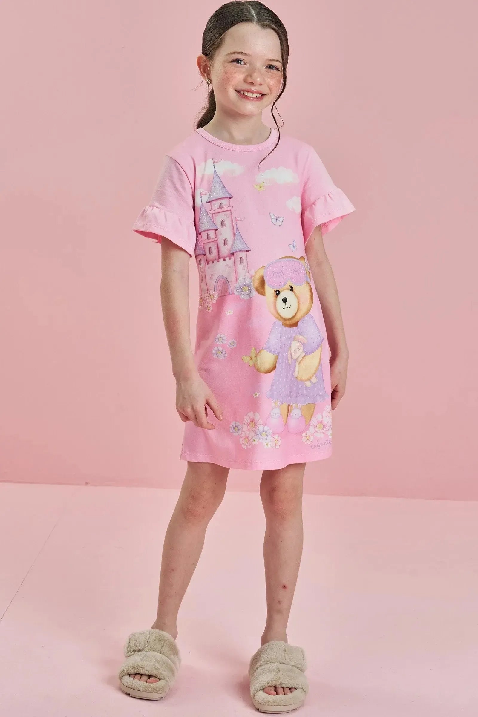 Camisola em Malha Comfy 84164 Infanti Infantil Menina