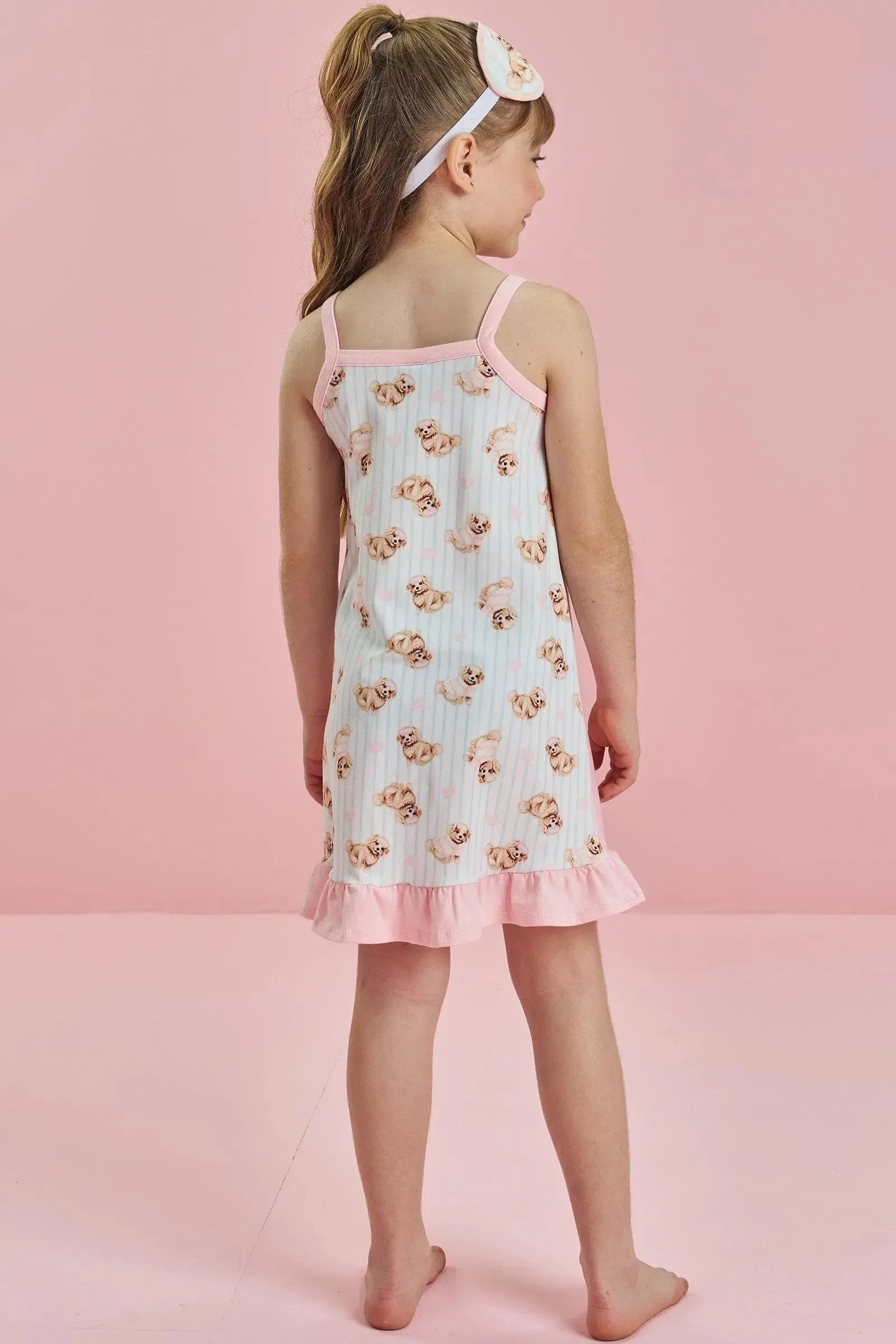 Camisola em Malha Comfy. Acompanha Máscara 84165 Infanti Infantil Menina