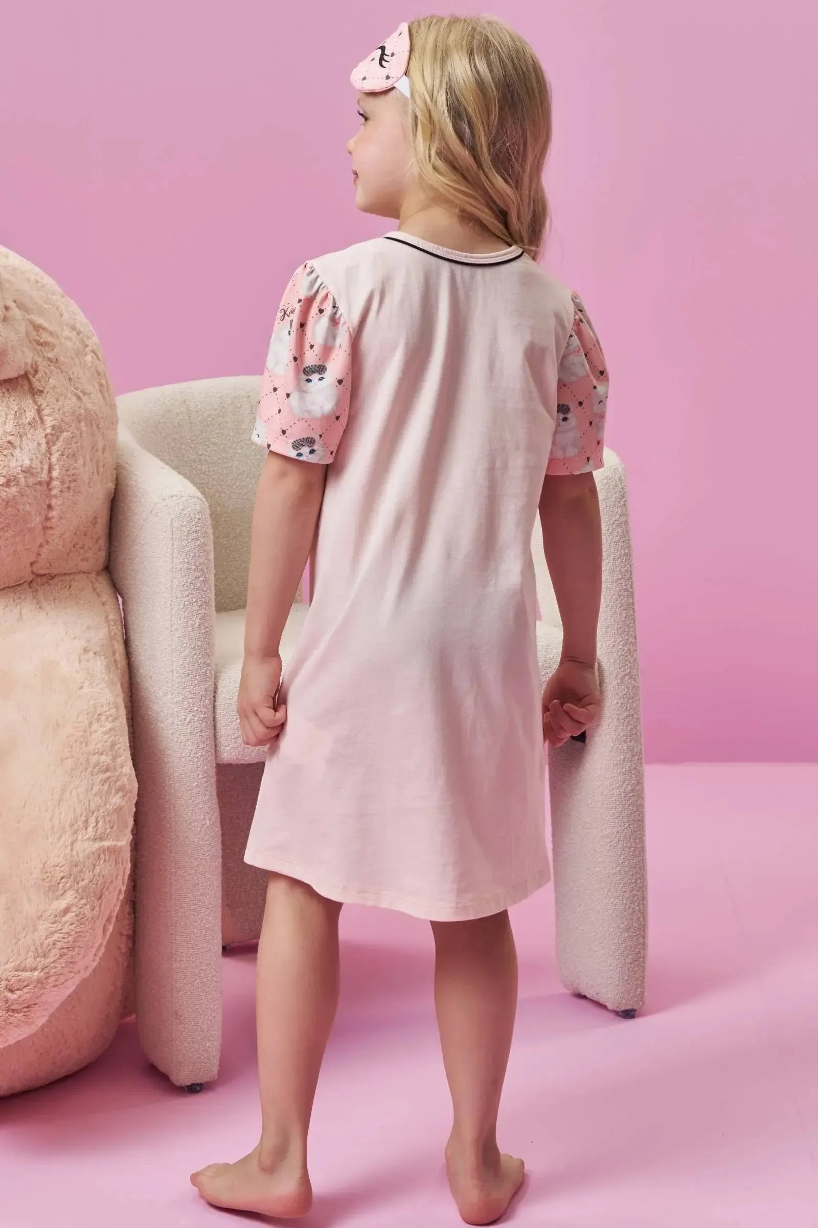 Camisola em Meia Malha (acompanha Máscara) 94250 Kukiê Infantil Menina