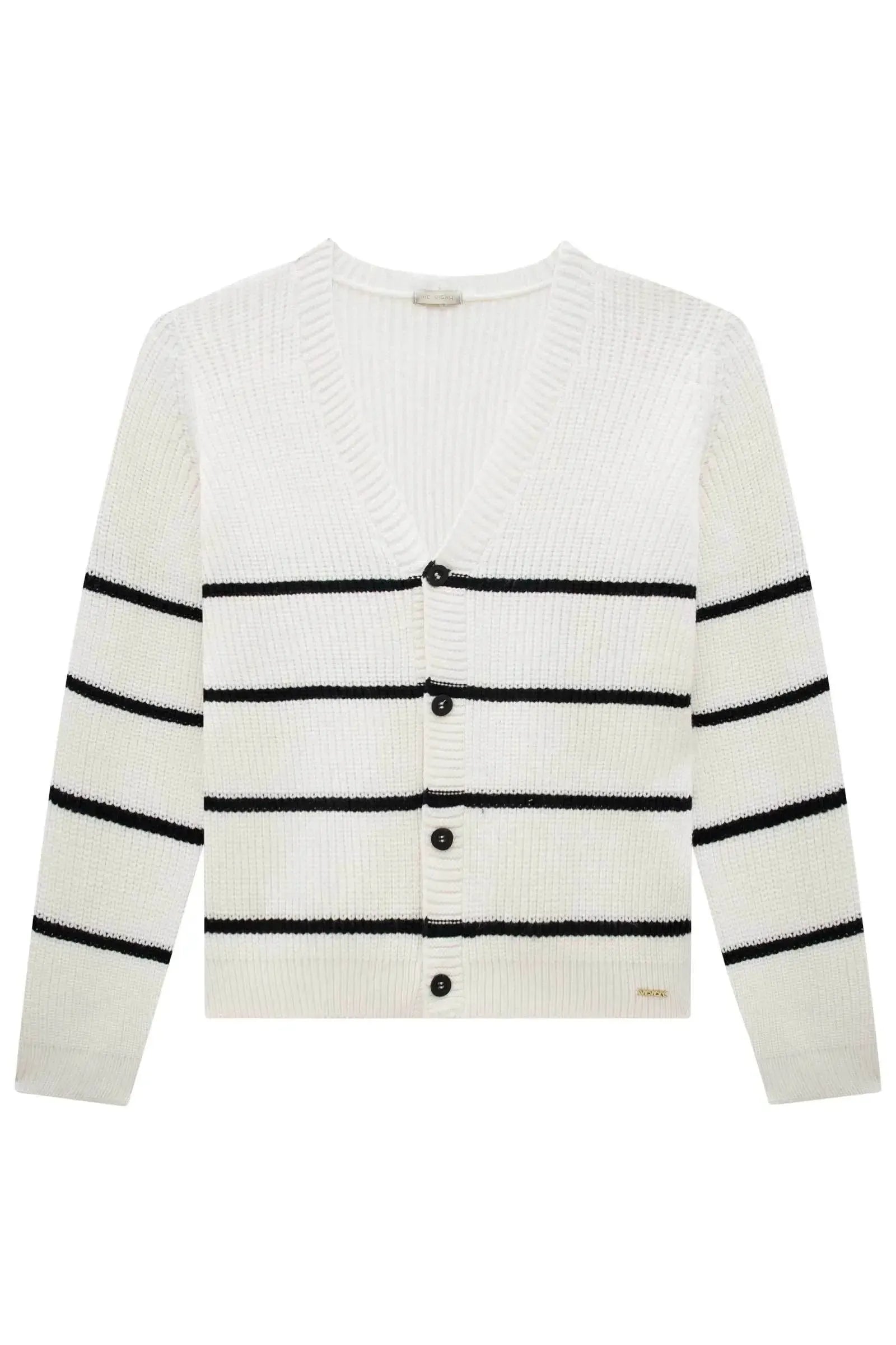 Cardigan Boxy em Tricô Prime sem Costura 86989 Vic&Vicky Teen Menina
