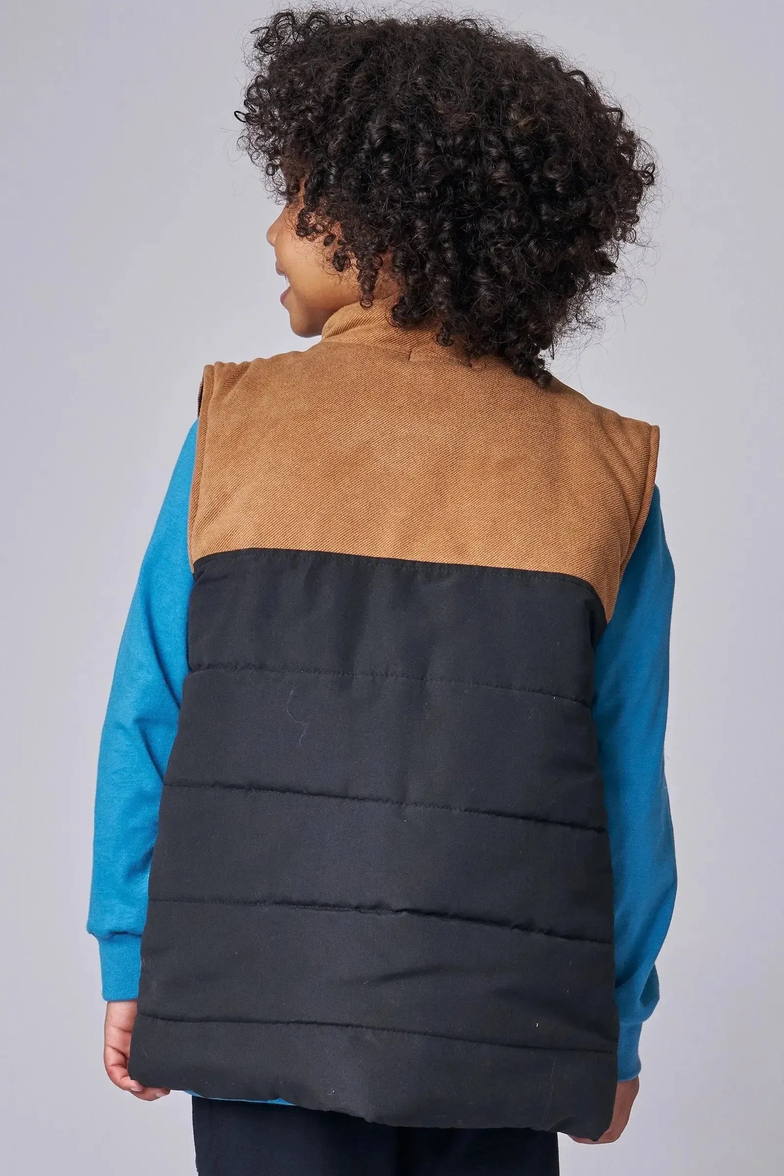 Colete em Tecido Twill com Elastano e Nylon Bora 89459 LucBoo Infantil Menino