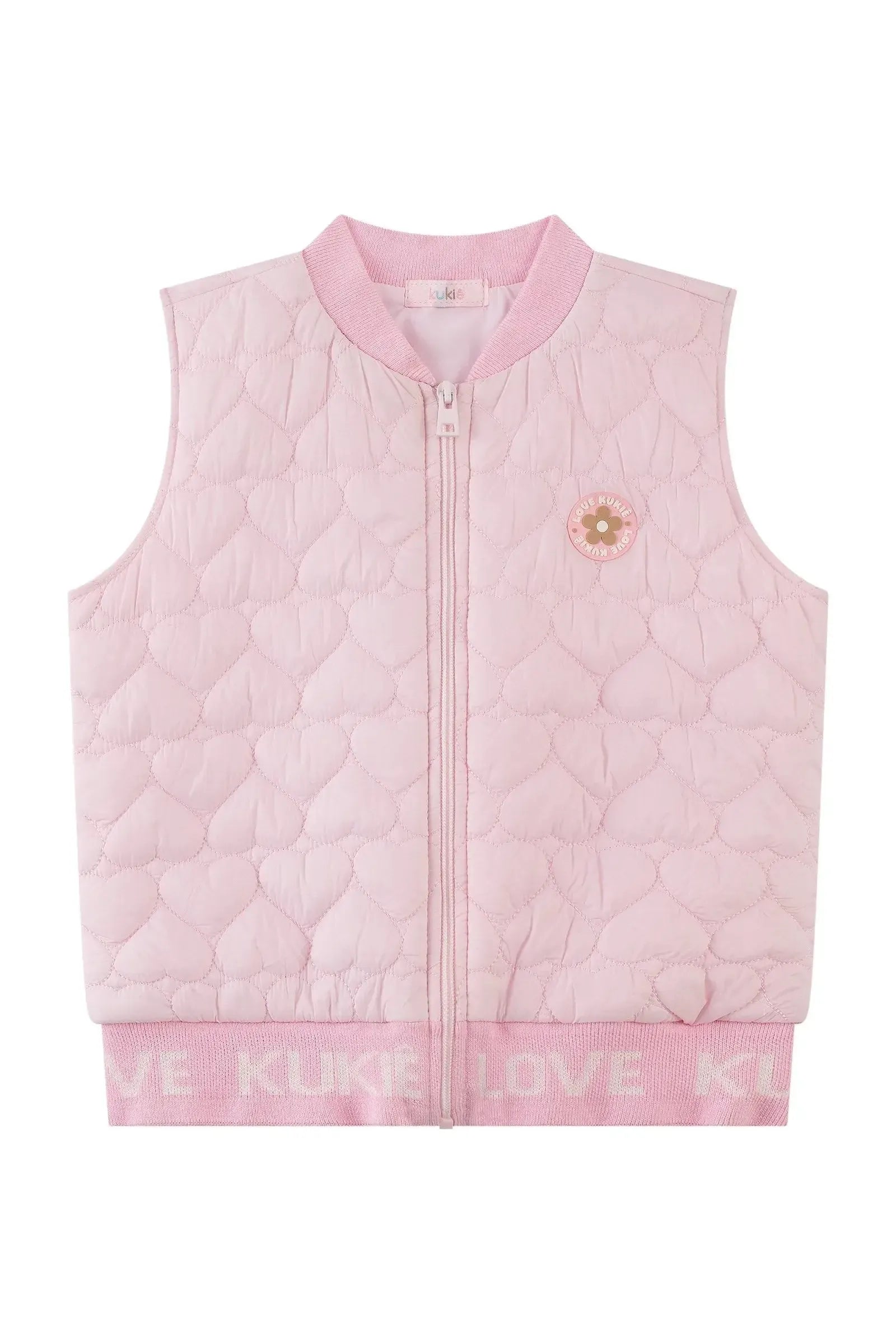 Colete Puffer em Nylon 89239 Kukiê Infantil Menina