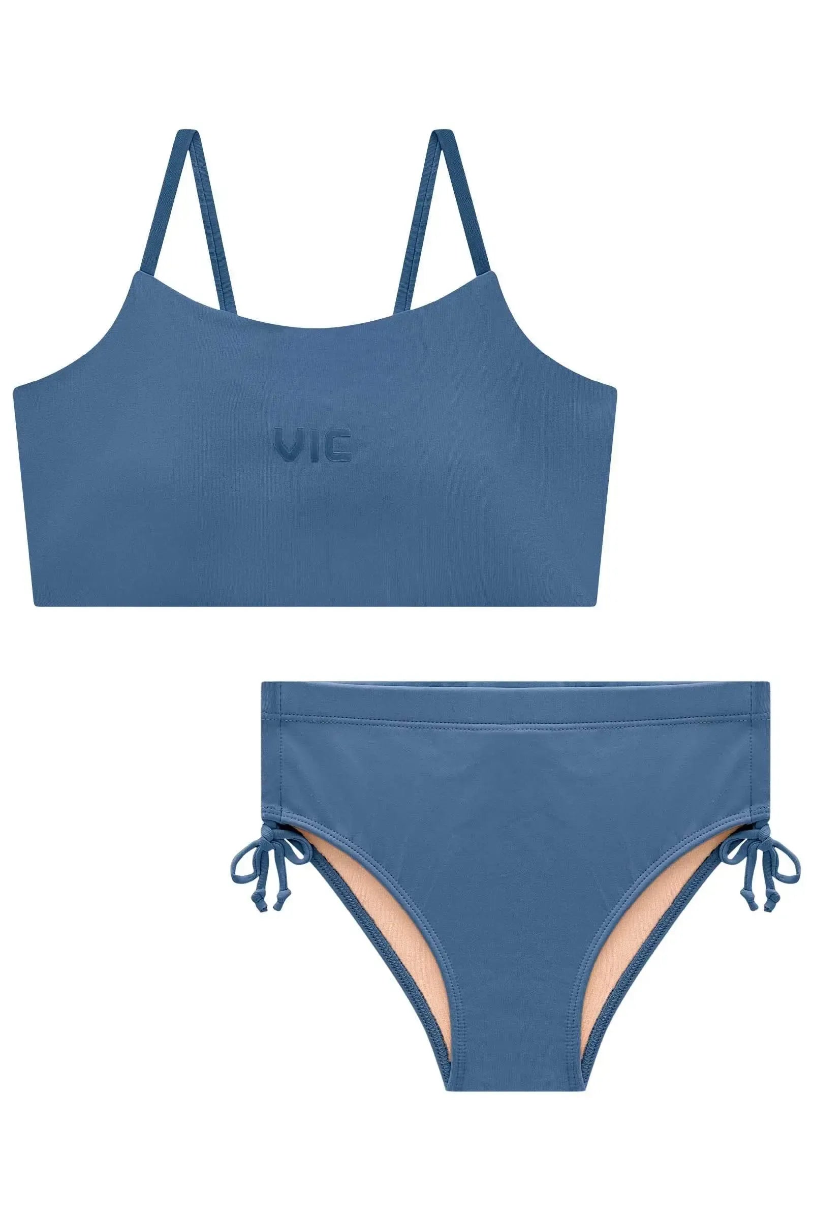 Conjunto de Biquíni em Malha Poliamida UV50 99219 Vic Teen Menina