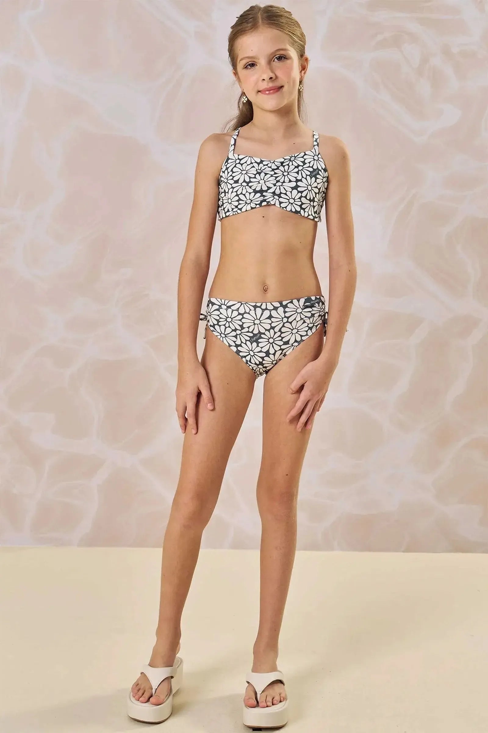 Conjunto de Biquíni em Malha UV Dry 50+ 85019 Lilimoon Teen Menina