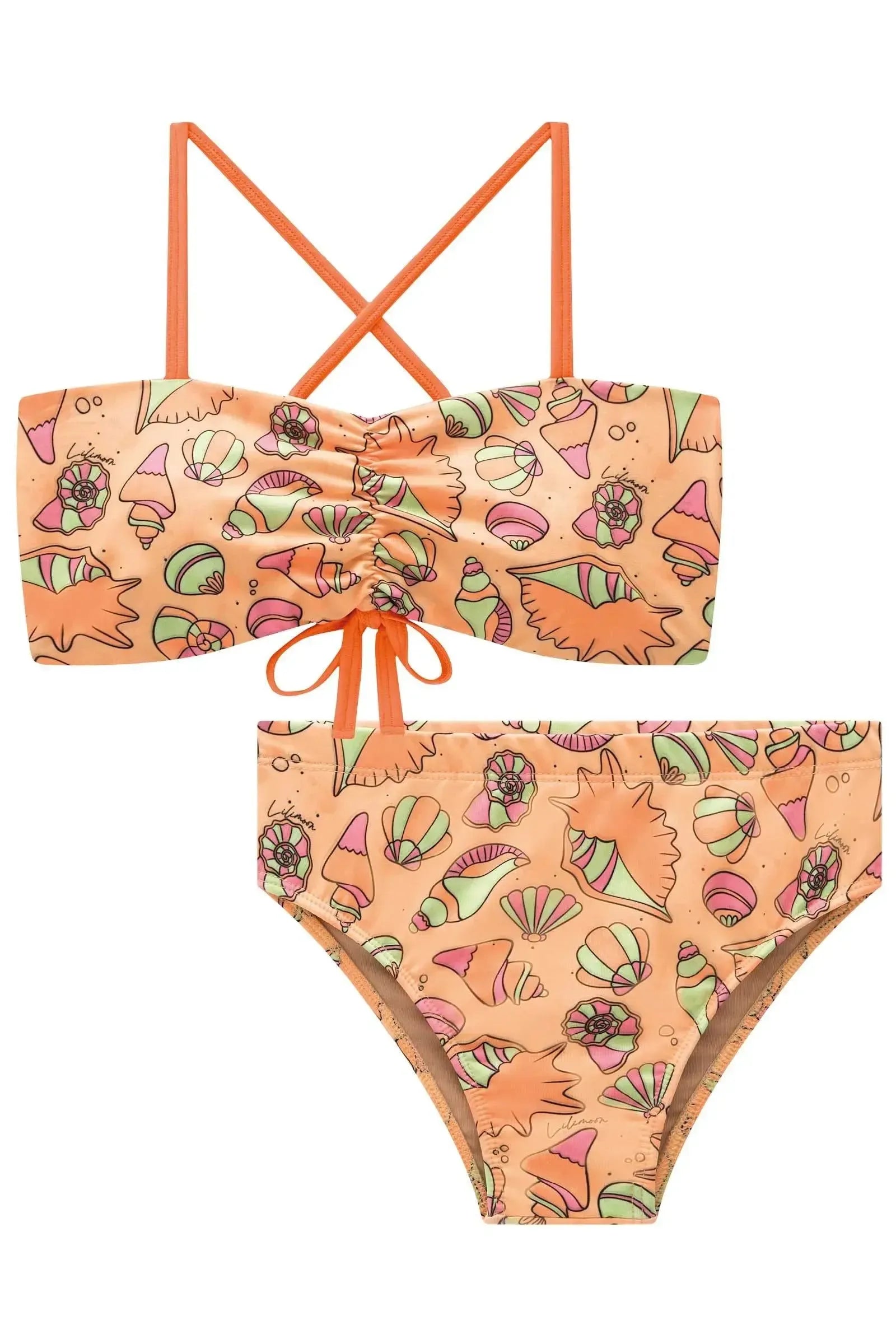 Conjunto de Biquíni em Malha UV Dry com Proteção UV 50+ 92874 Lilimoon Teen Menina