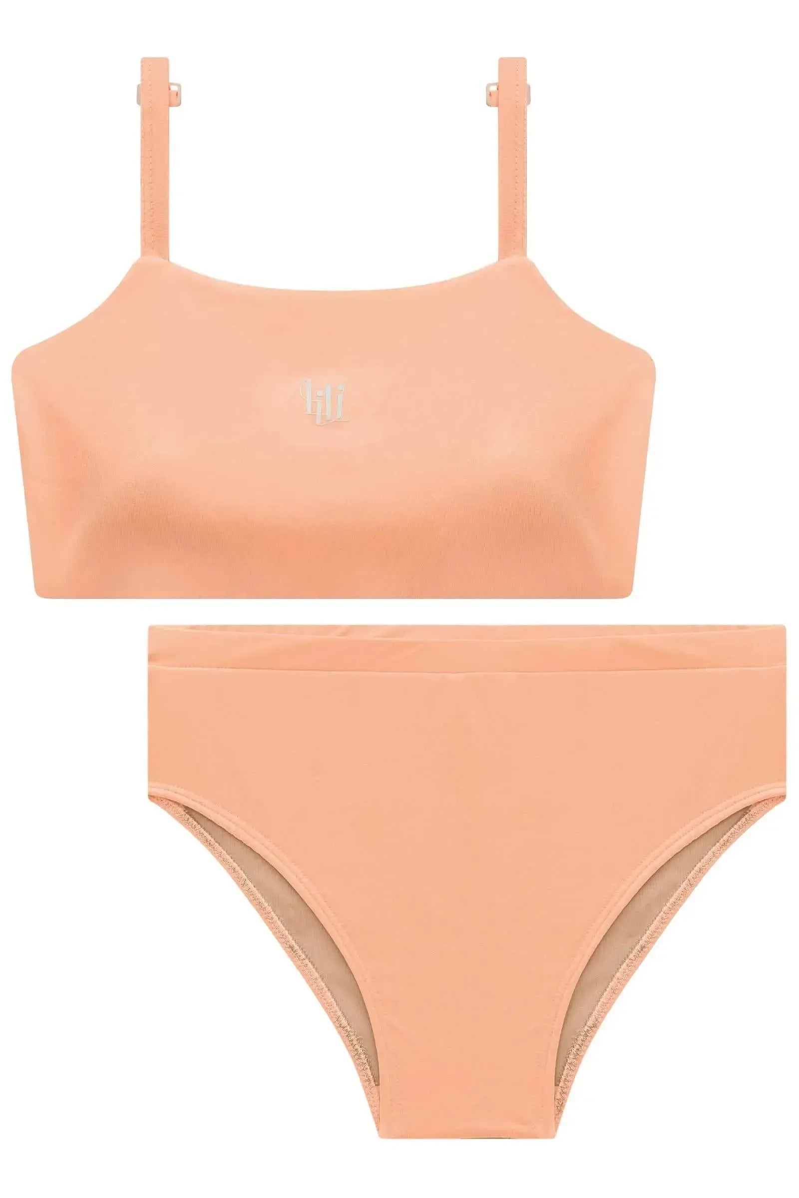 Conjunto de Biquíni em Malha UV Dry com Proteção UV 50+ 96457 Lilimoon Teen Menina