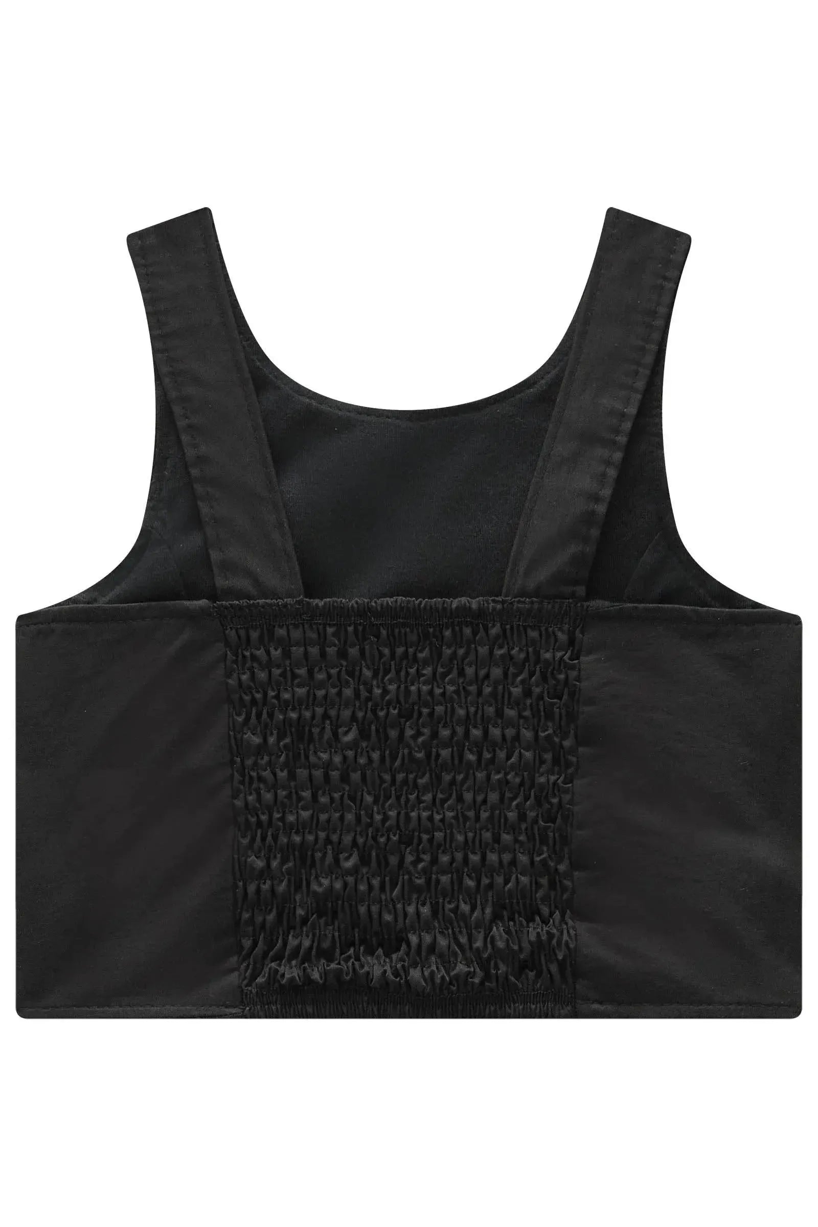 Conjunto de Blusa Cropped e Calça Wide Leg em Alfaiataria 90881 Vic&Vicky Teen Menina