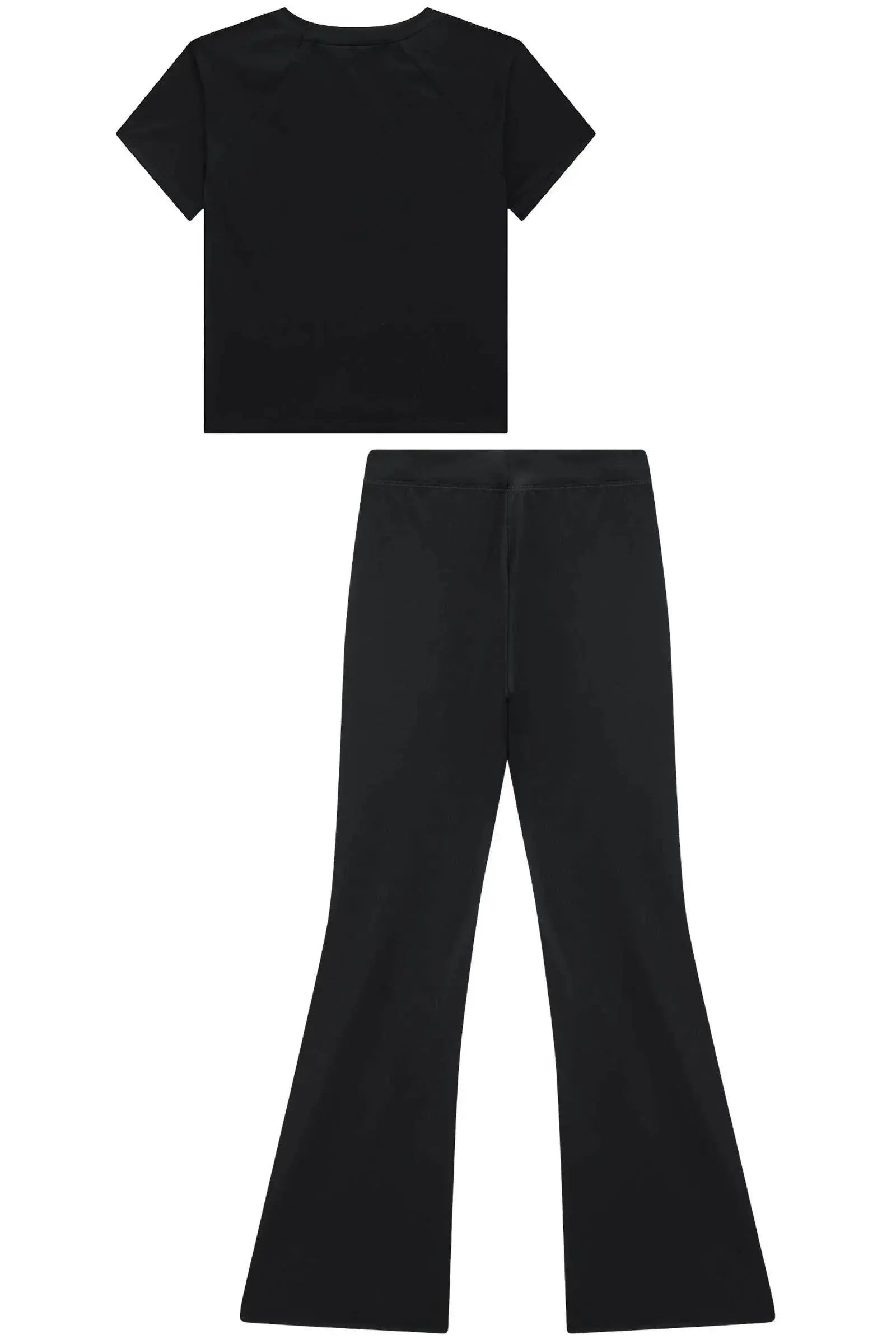 Conjunto de Blusa e Calça Bailarina em Malha Poliamida com Proteção UV 50+ 96494 Lilimoon Teen Menina