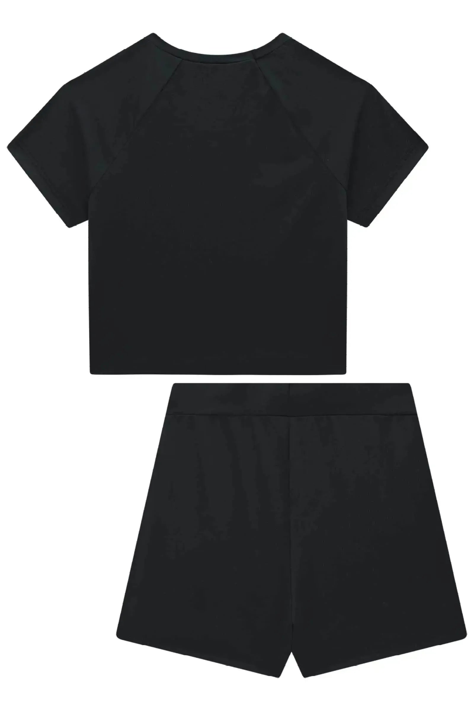 Conjunto de Blusa e Short Saia em Malha UV50 96532 Vic&Vicky Teen Menina