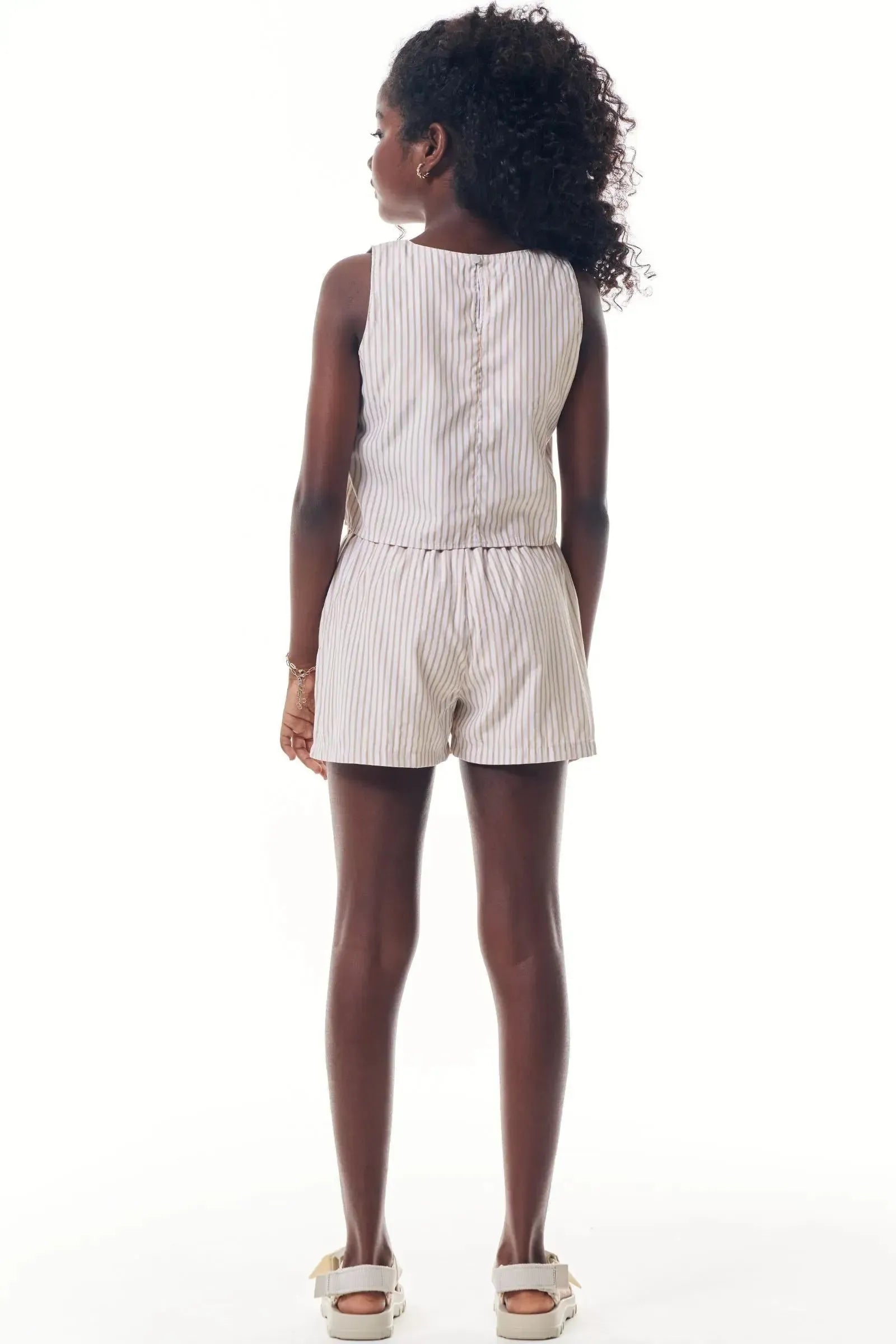 Conjunto de Blusa e Shorts em Alfaiataria Verano 92592 Lilimoon Teen Menina