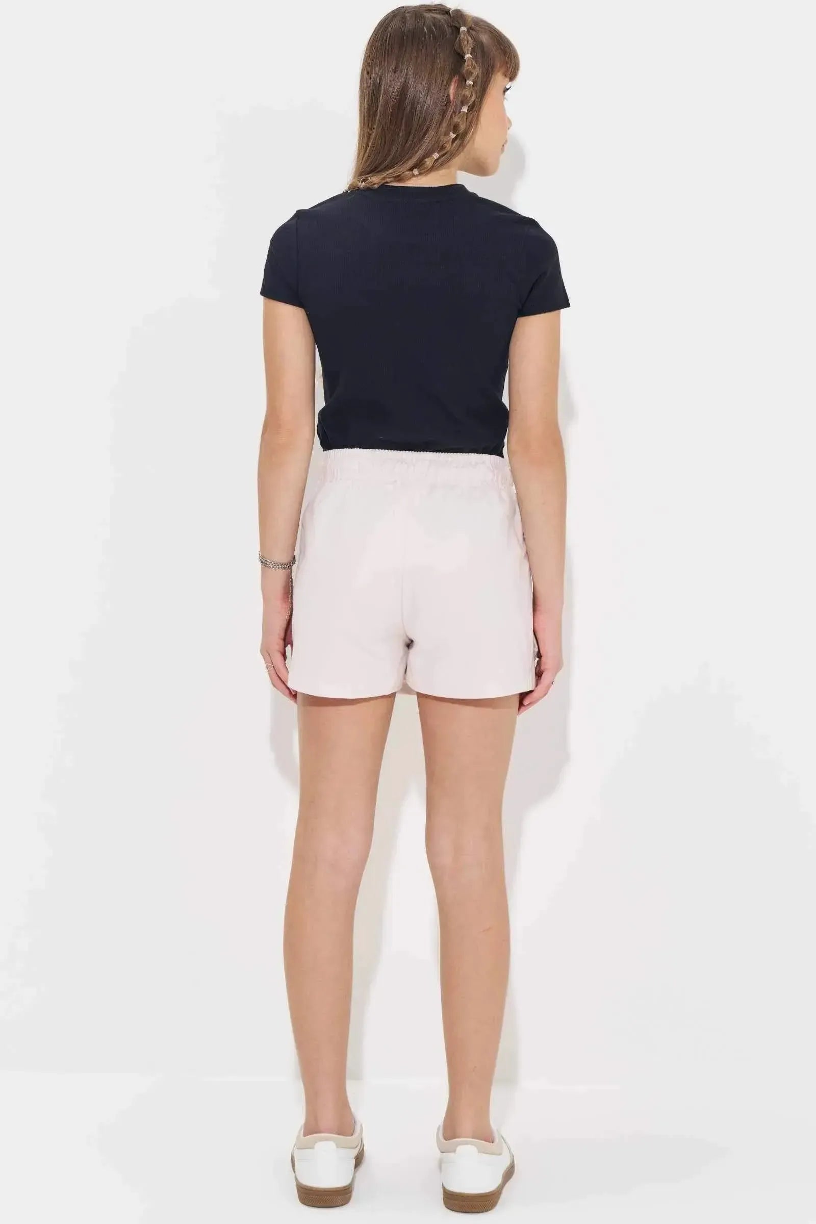 Conjunto de Blusa em Canelado Liz e Short Saia em Sarja com Elastano 83923 Vic&Vicky Teen Menina