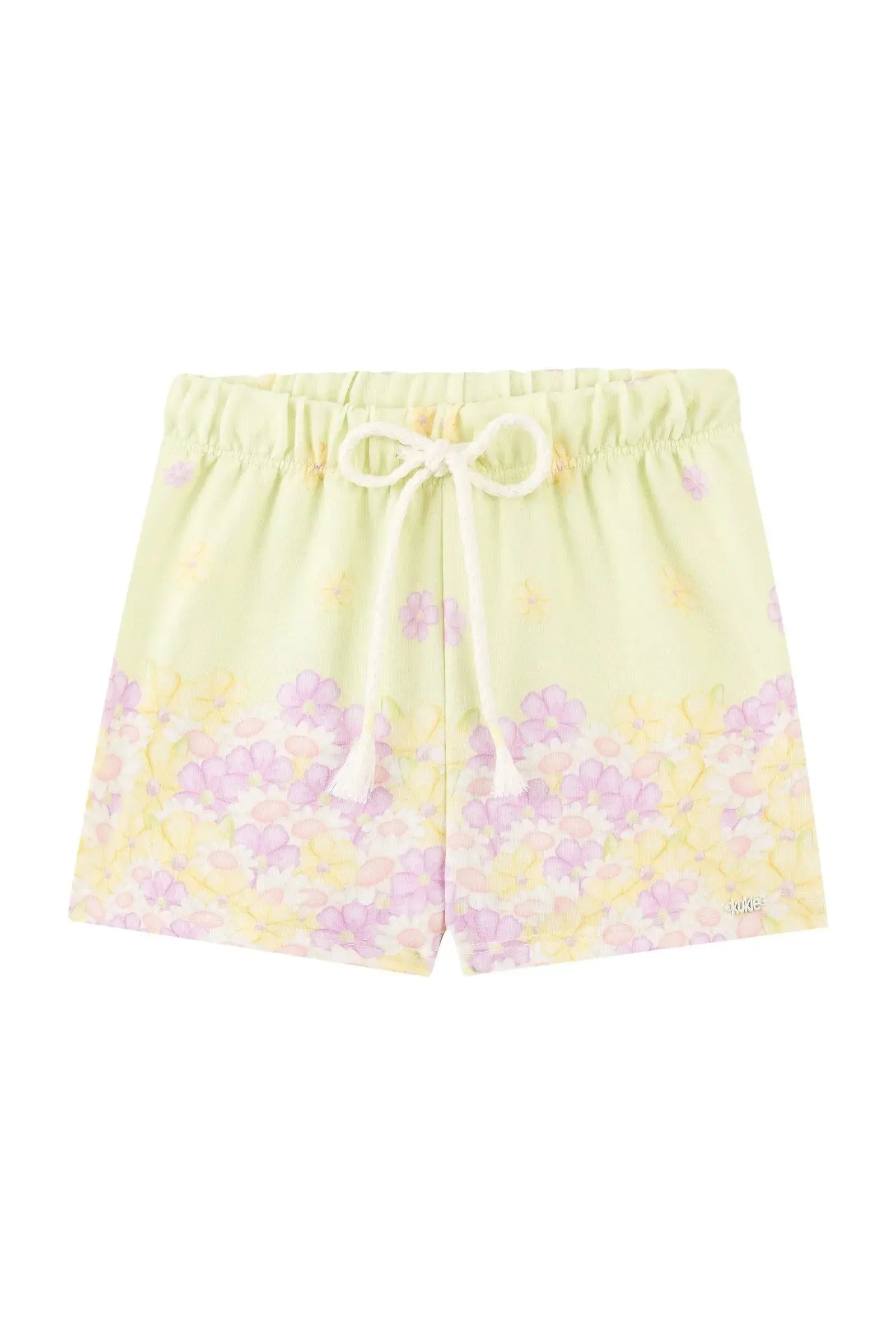 Conjunto de Blusa em Canelado Liz e Shorts em Molecotton 94223 Kukiê Infantil Menina