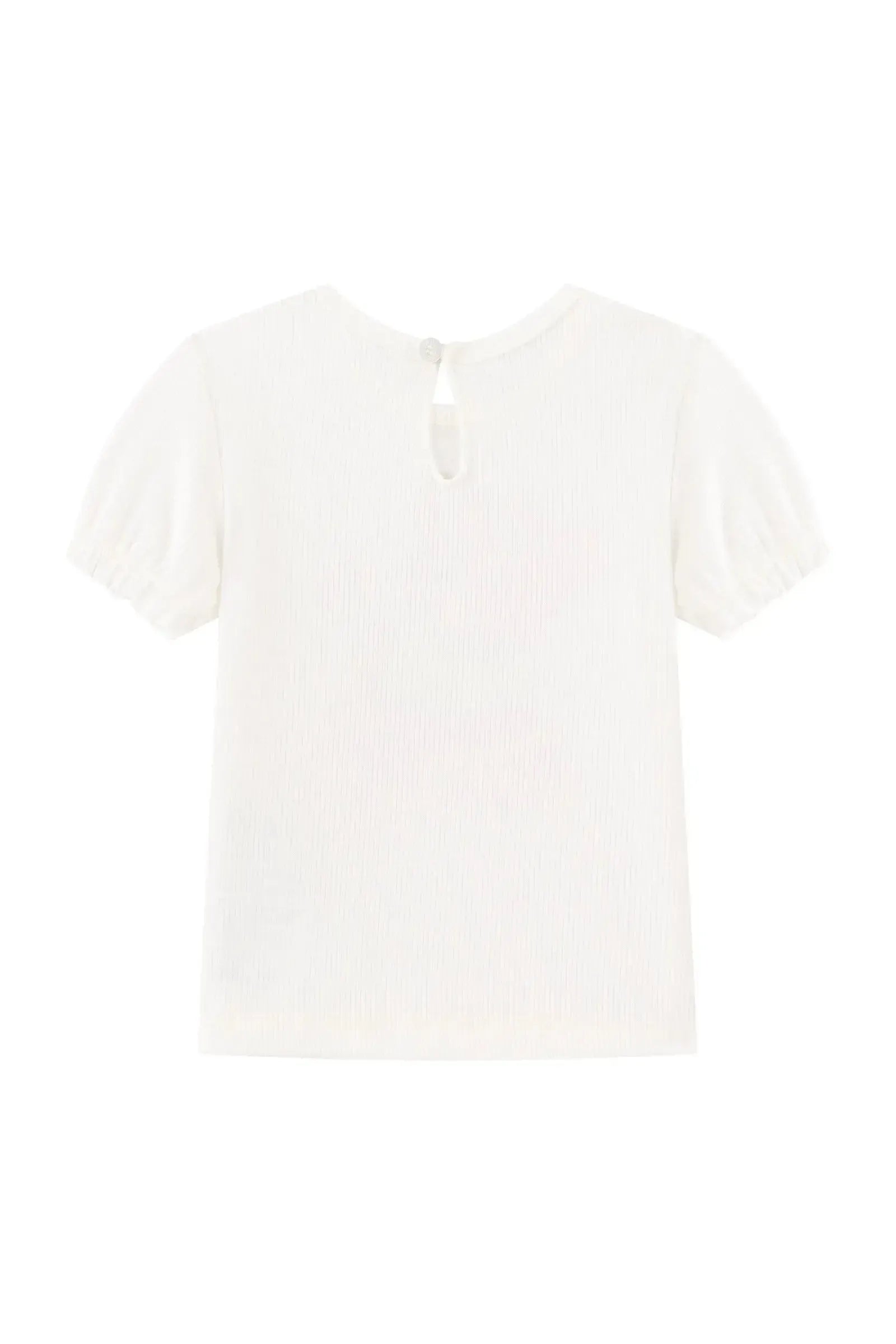 Conjunto de Blusa em Canelado Liz e Shorts em Molecotton 94223 Kukiê Infantil Menina