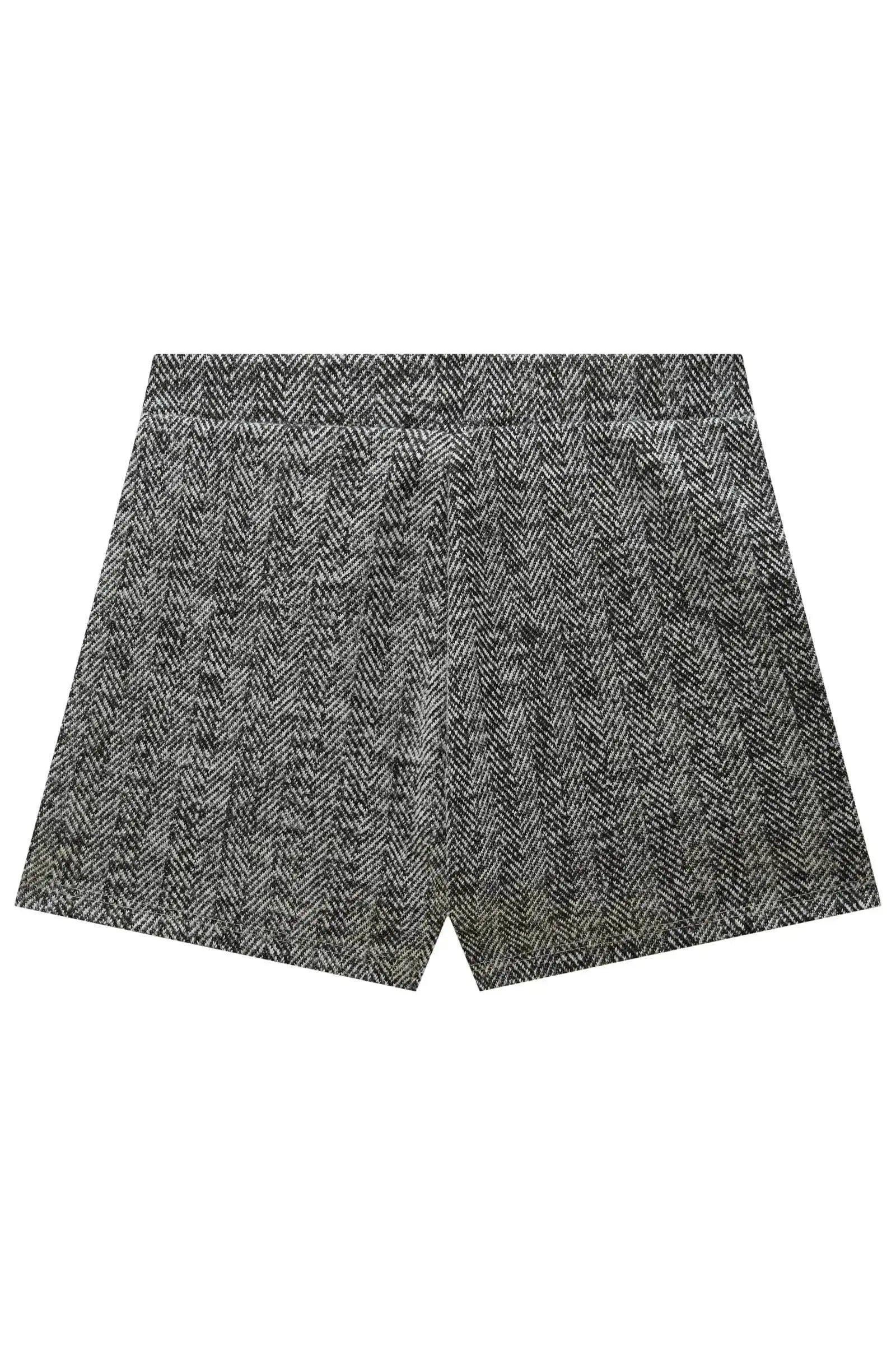 Conjunto de Blusa em Canelado Liz e Shorts em Tweed 89444 Vic&Vicky Teen Menina