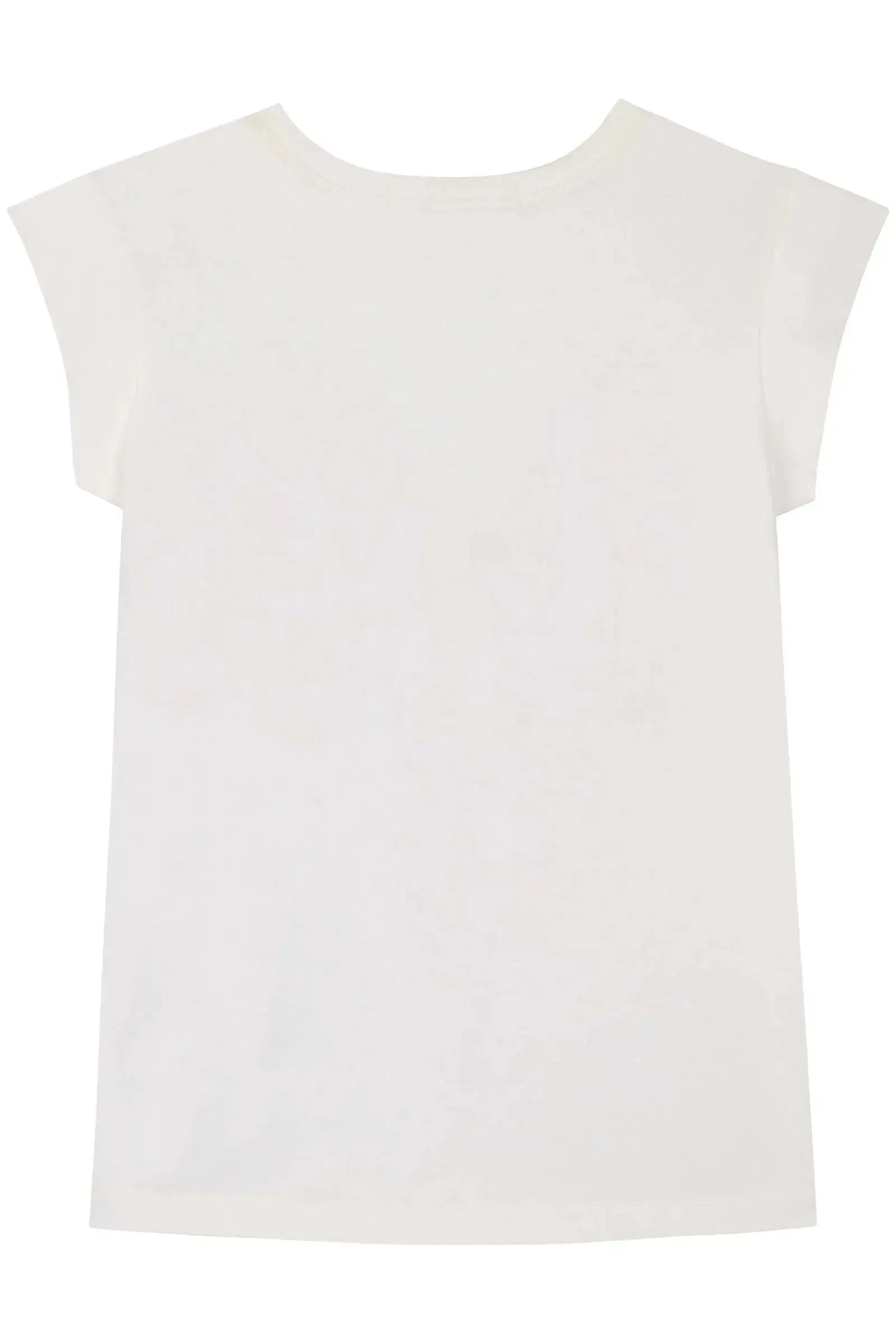 Conjunto de Blusa em Cotton e Saia em Tricoline 100% Algodão (com Shorts Embutido) 85794 Kukiê Infantil Menina