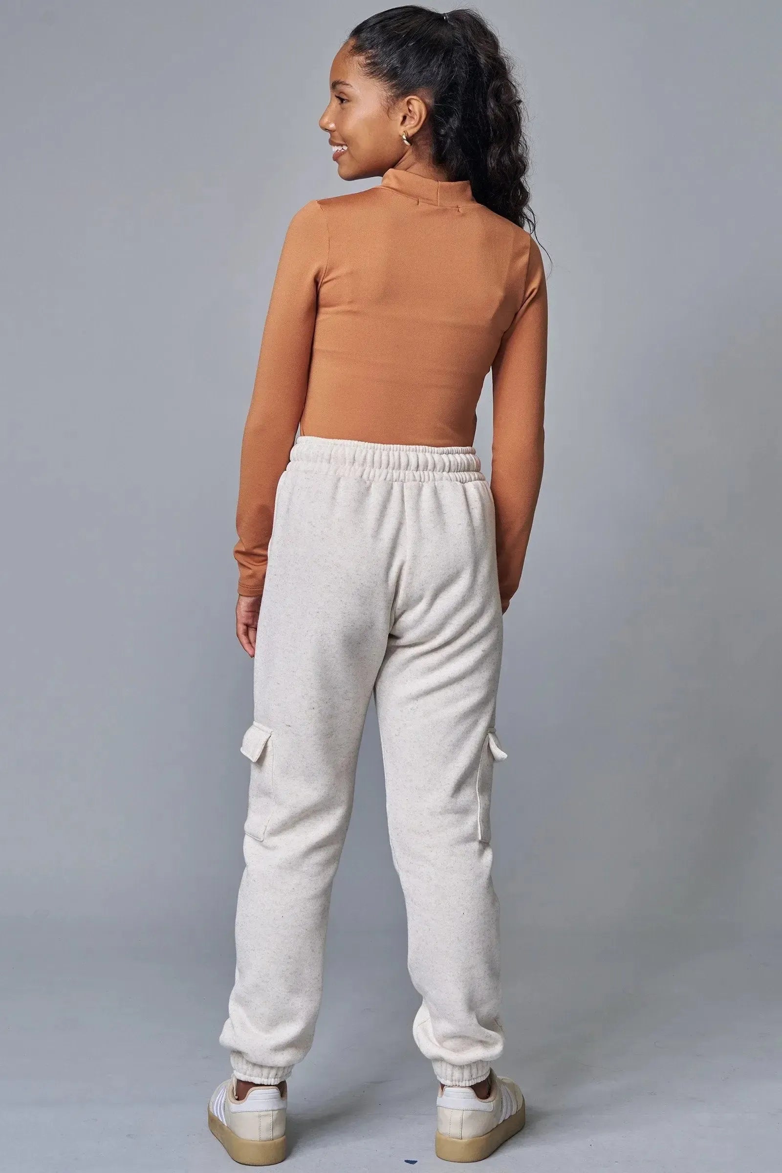 Conjunto de Blusa em Termoskin Peluciado e Calça Jogger em Moletom com Pelúcia 92191 Lilimoon Teen Menina