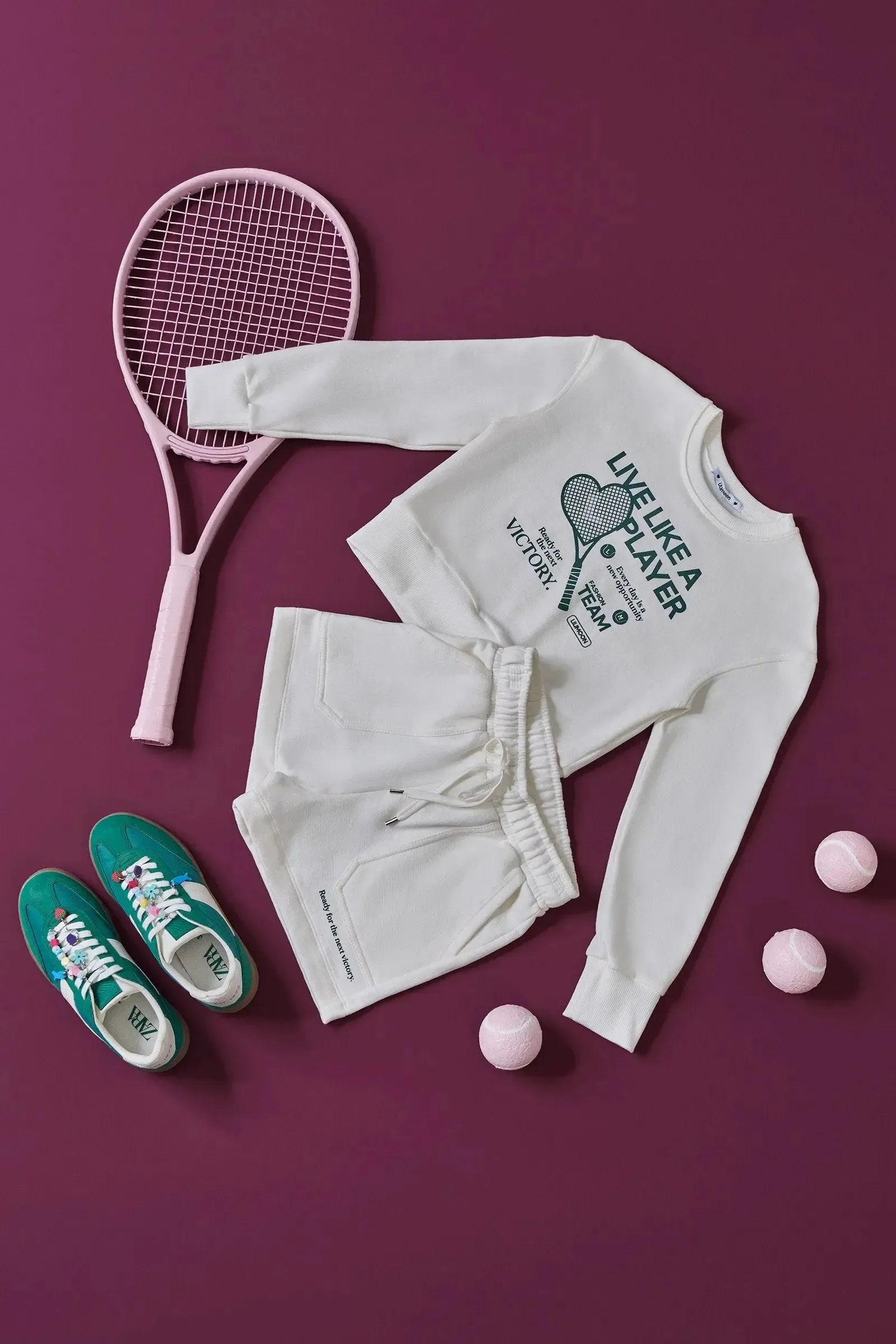 Conjunto de Blusão Boxy e Shorts em Moletom com Pelúcia 92277 Lilimoon Teen Menina